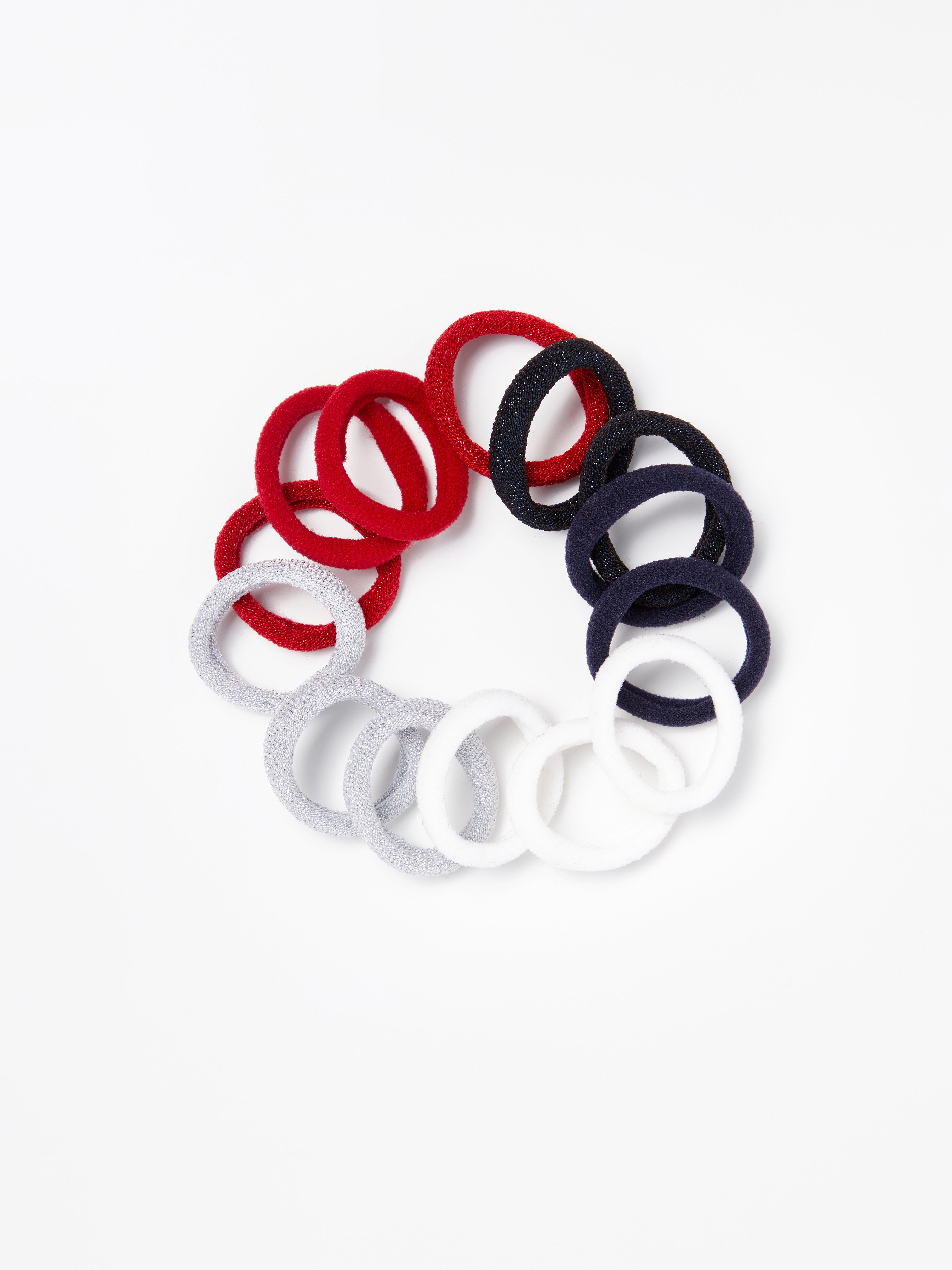 Hair Elastics - Kids Wear - Red