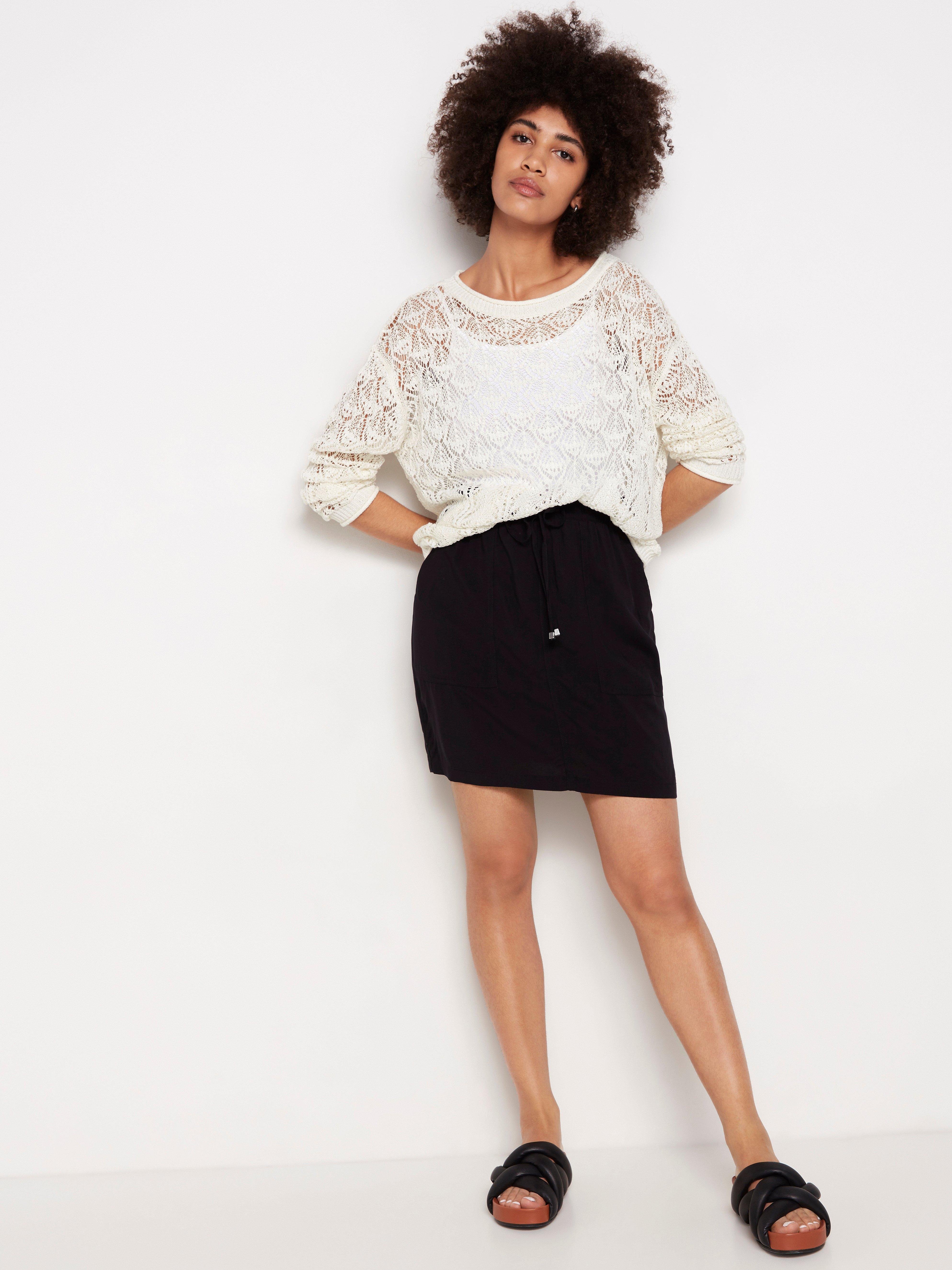 Short shop viscose skirt