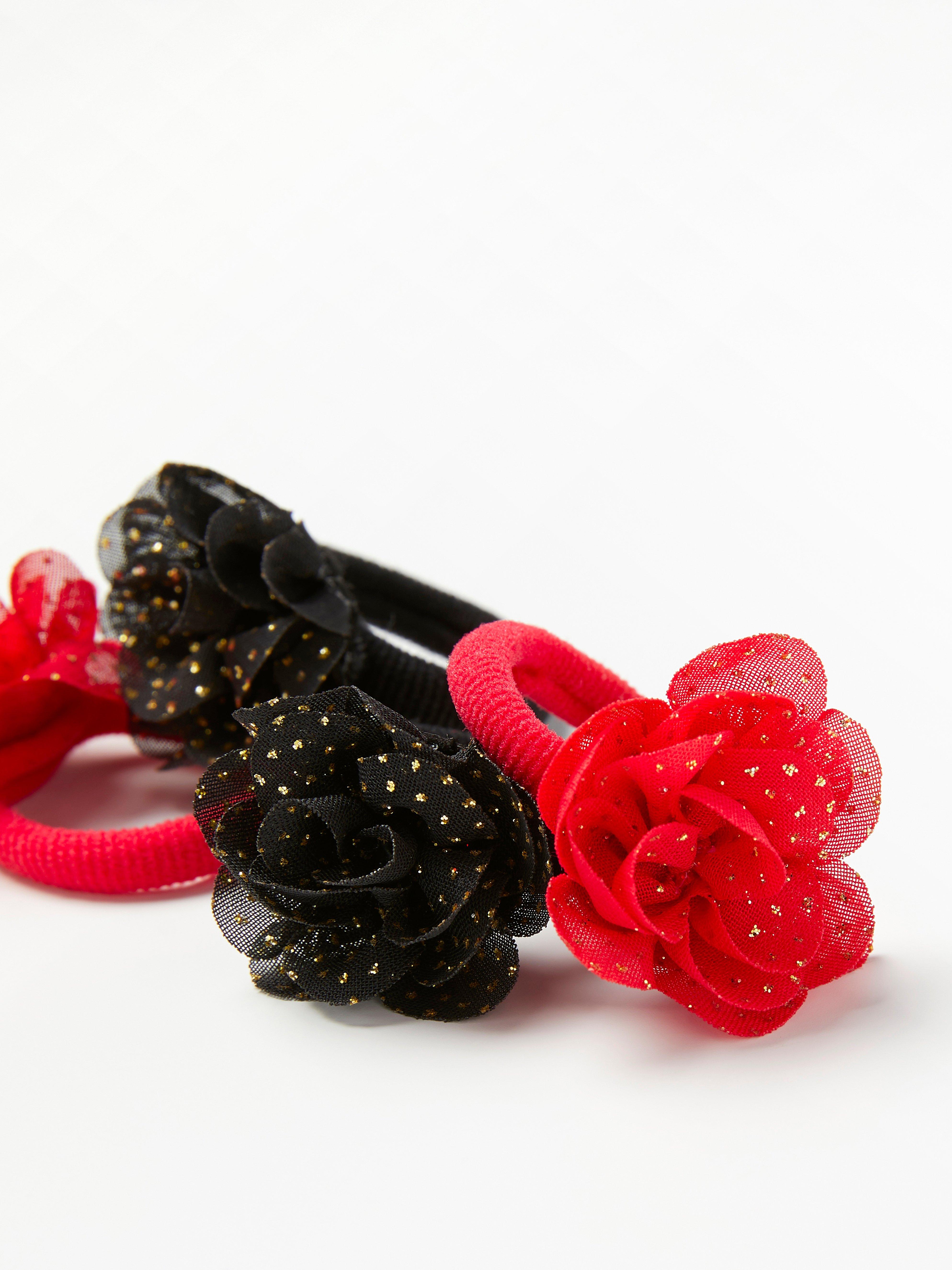 Hair Elastics - Kids Wear - Red