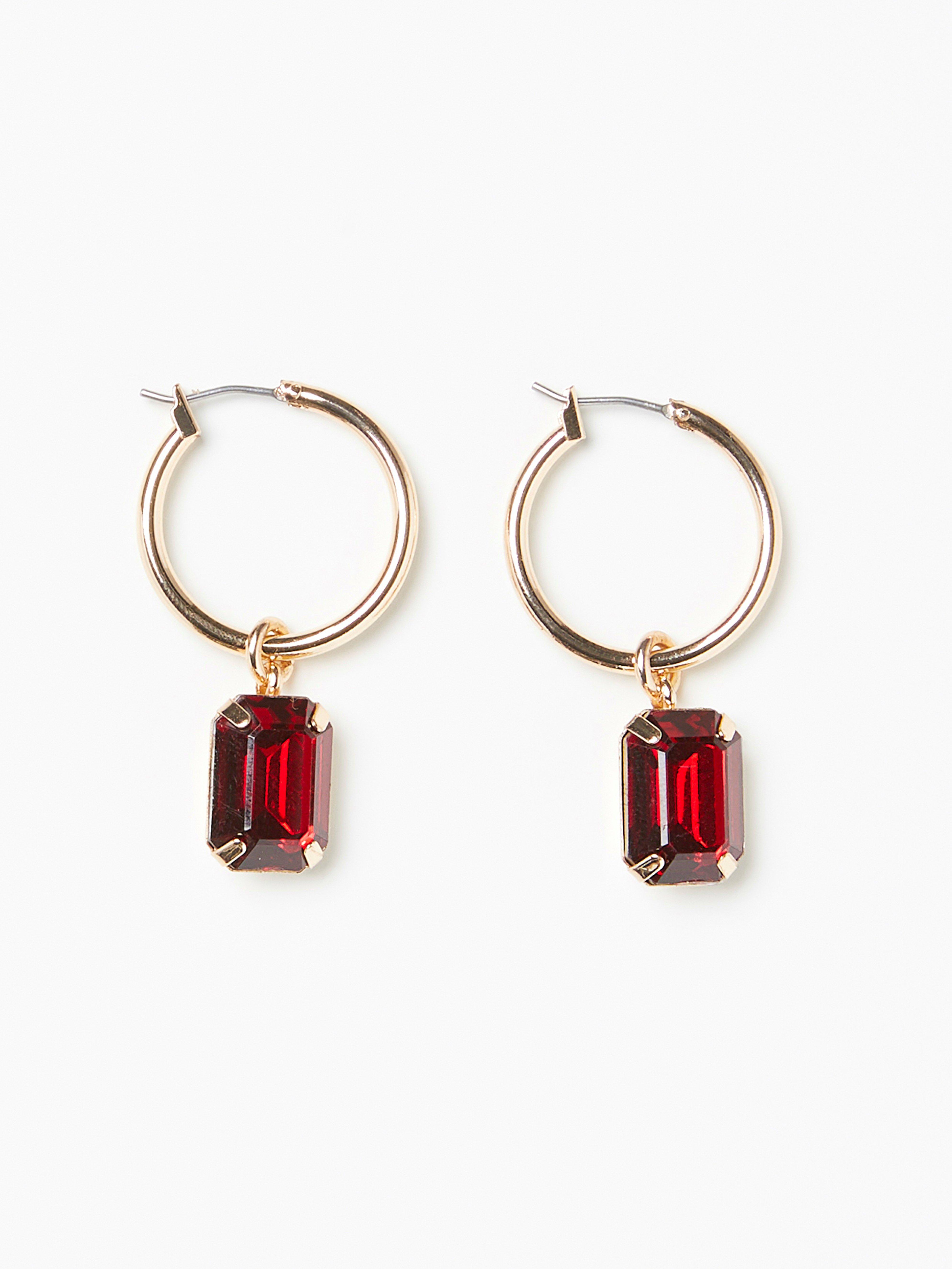 Earrings - Womens Wear - Red