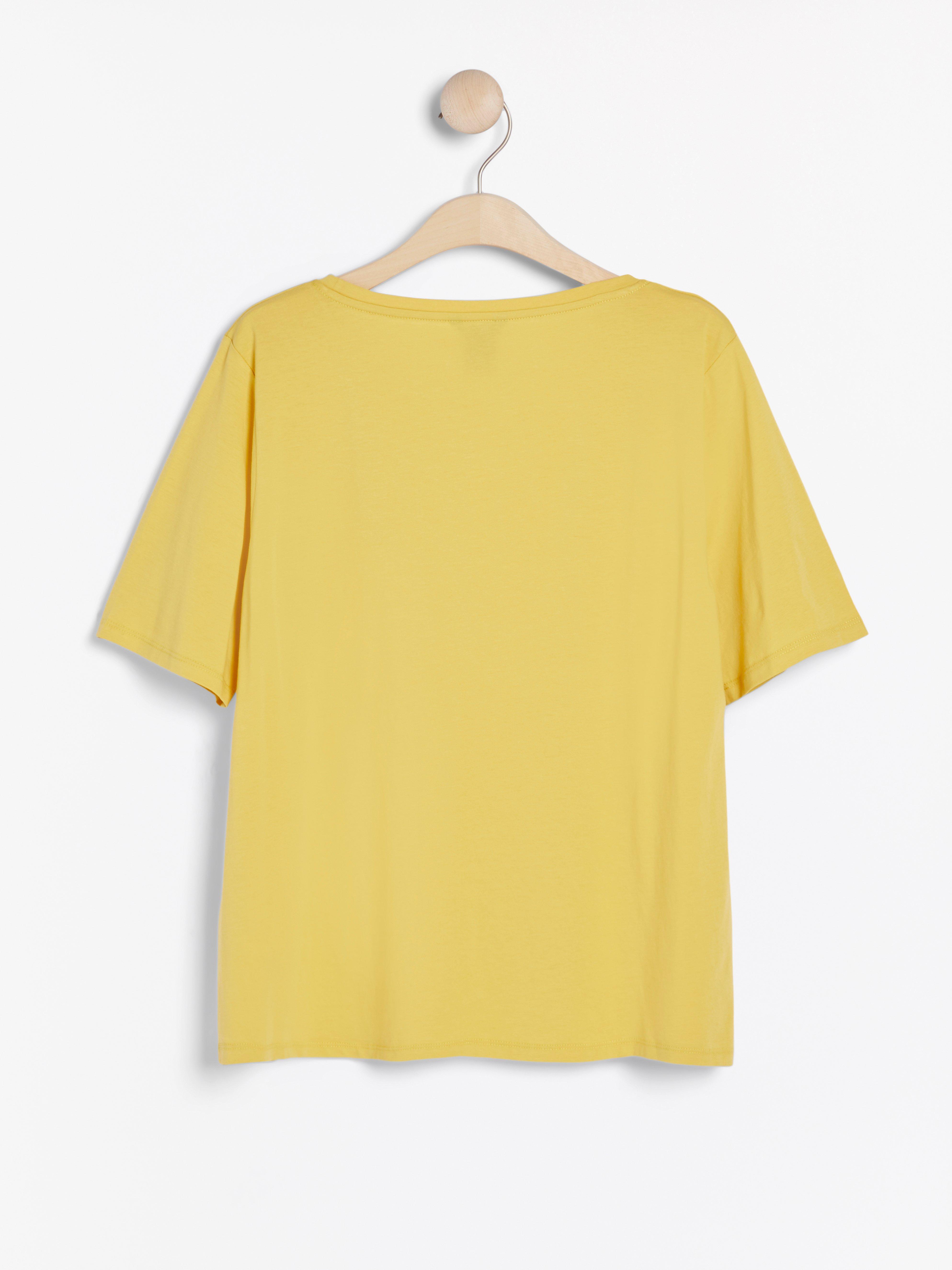 T-shirt - Dam - Gul