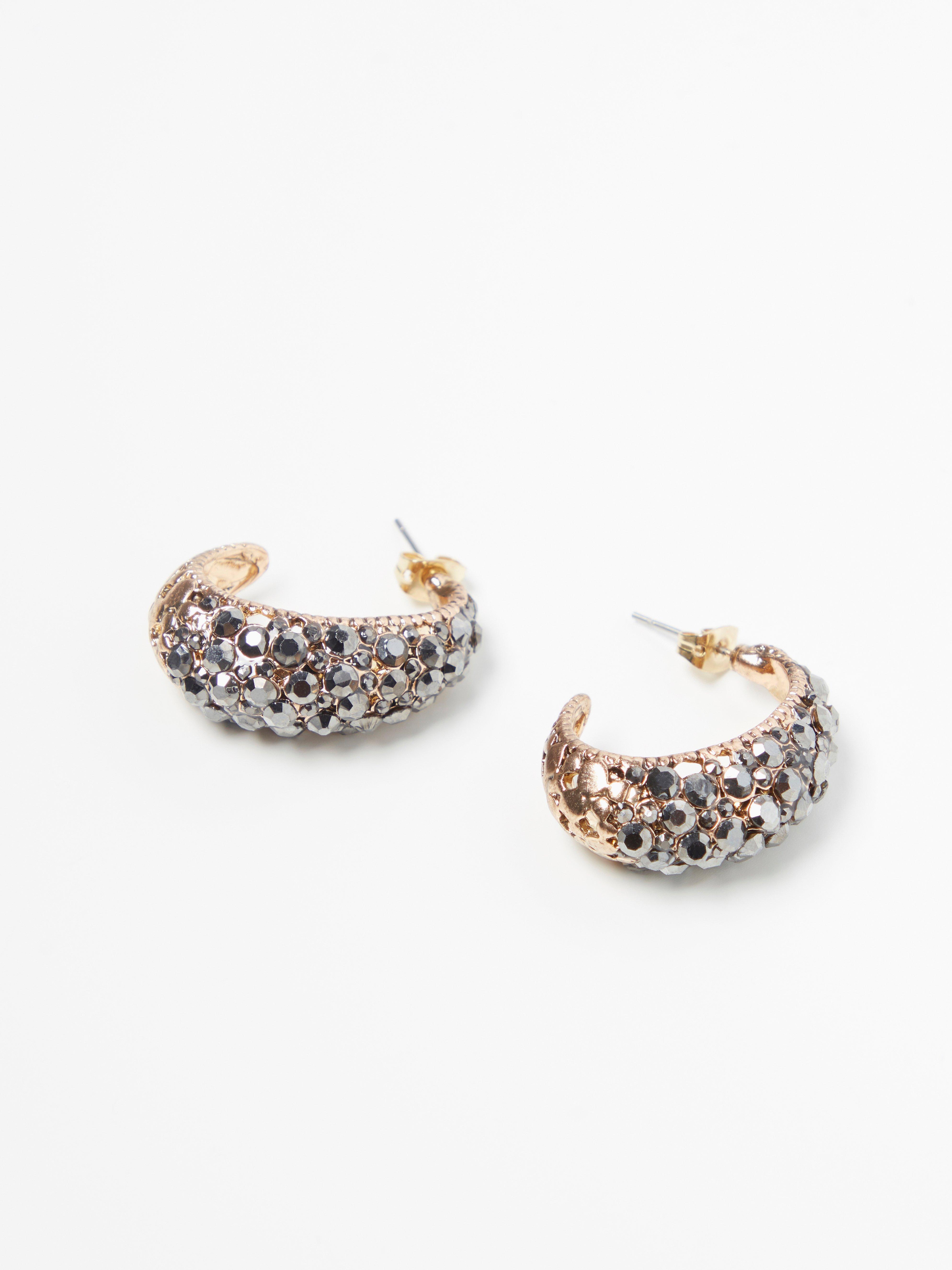 Earrings - Womens Wear - Grey
