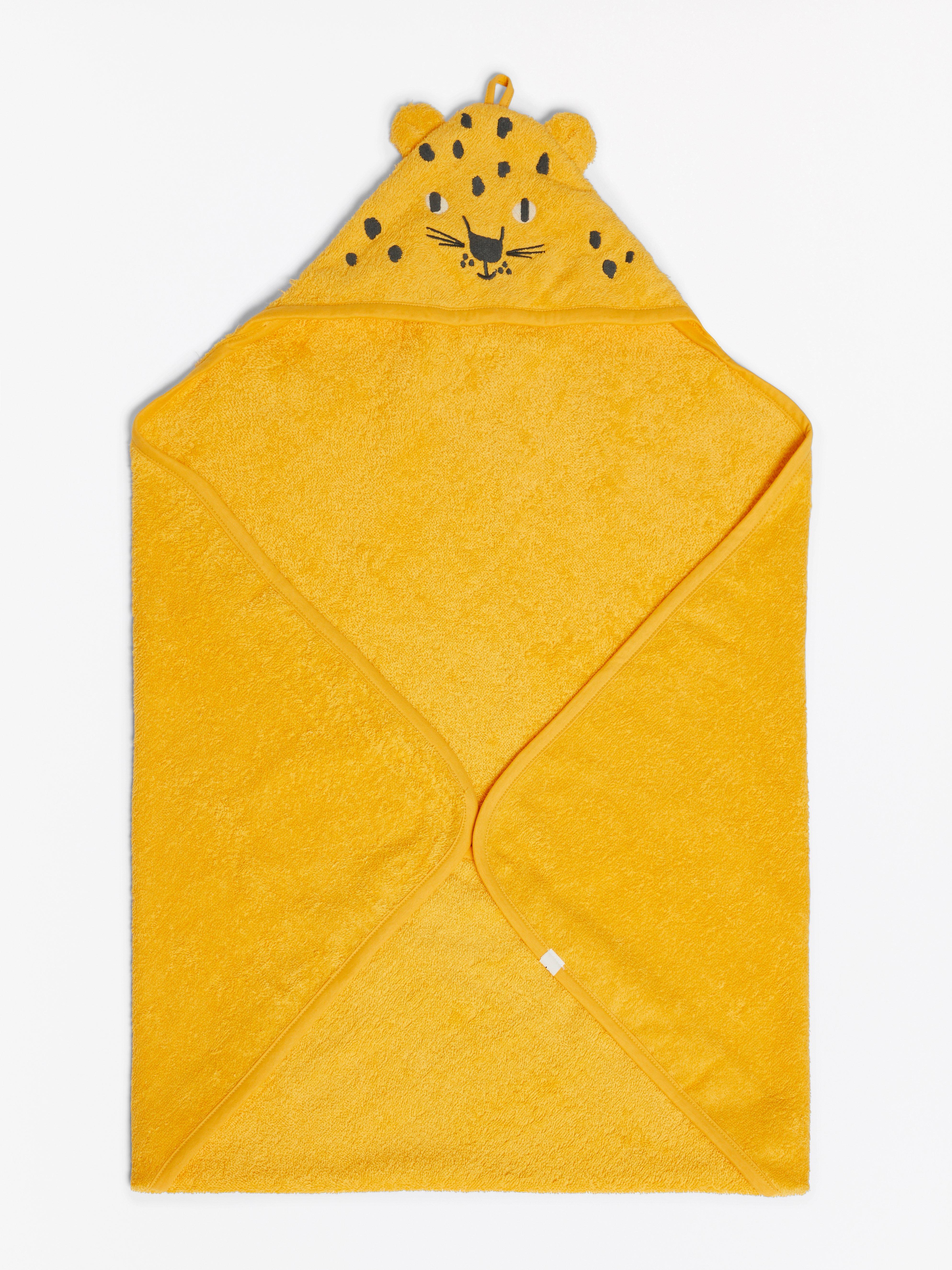 Handduk - Barn - Gul
