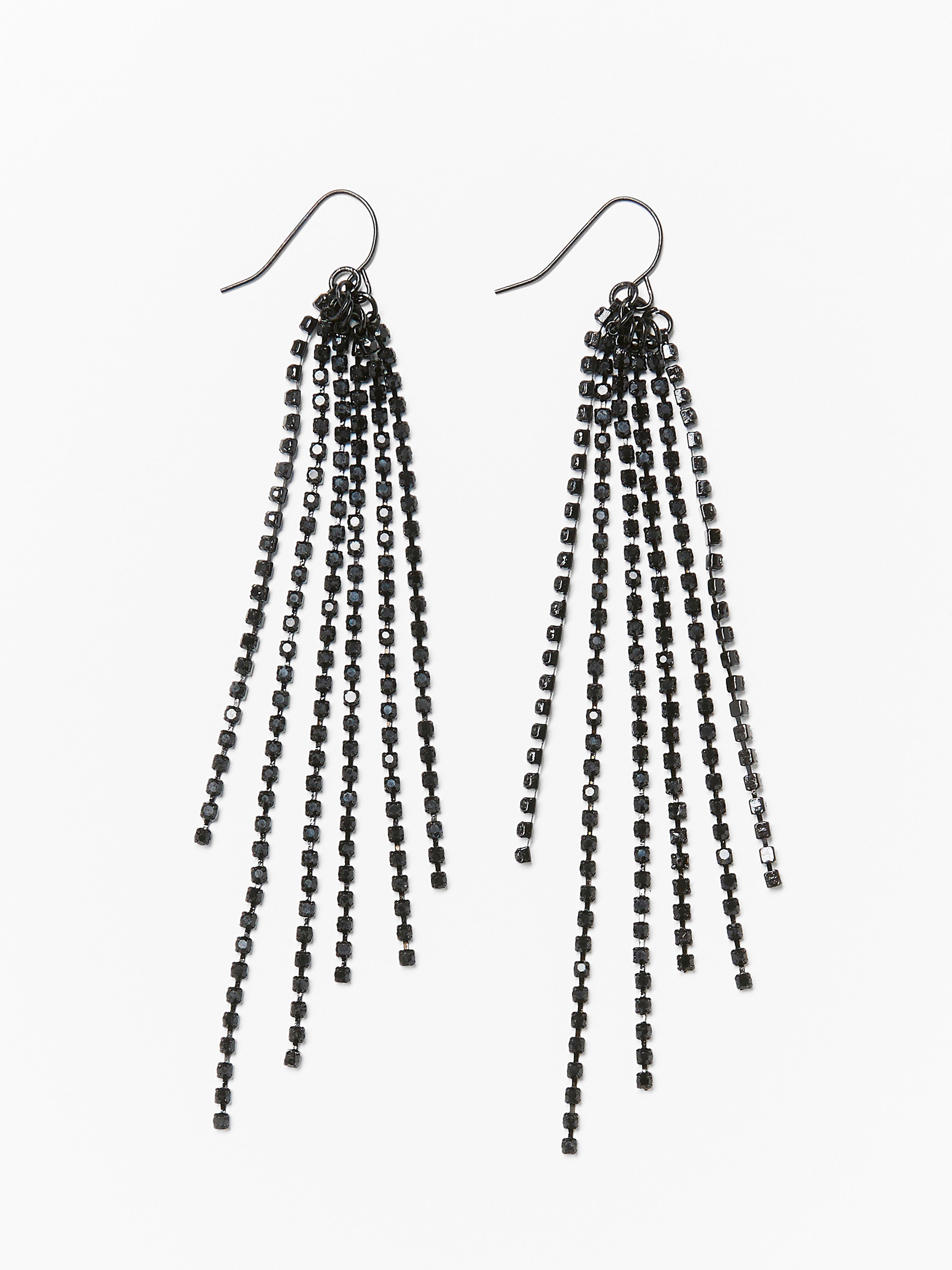 Earrings - Womens Wear - Black