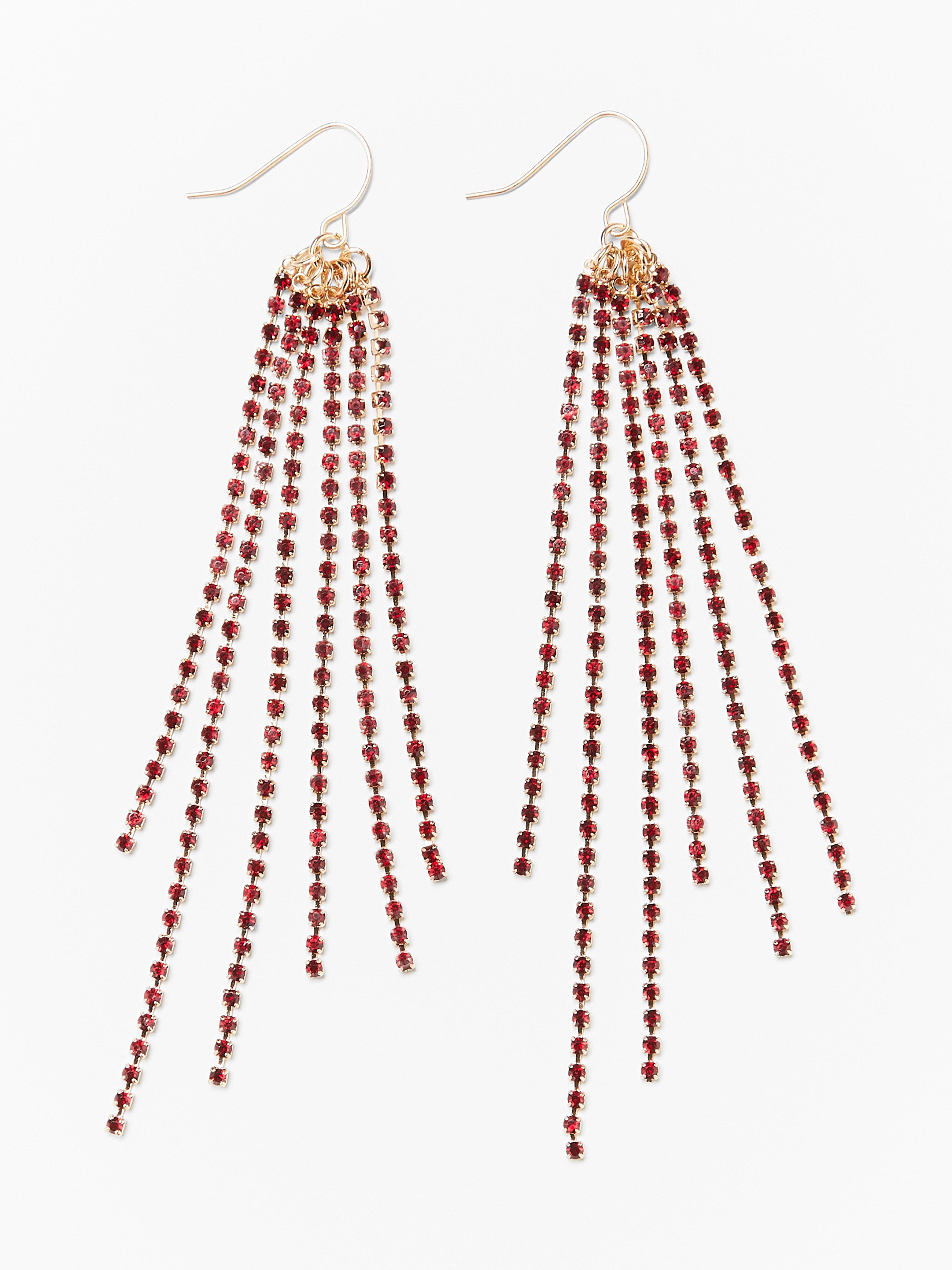 Earrings - Womens Wear - Red