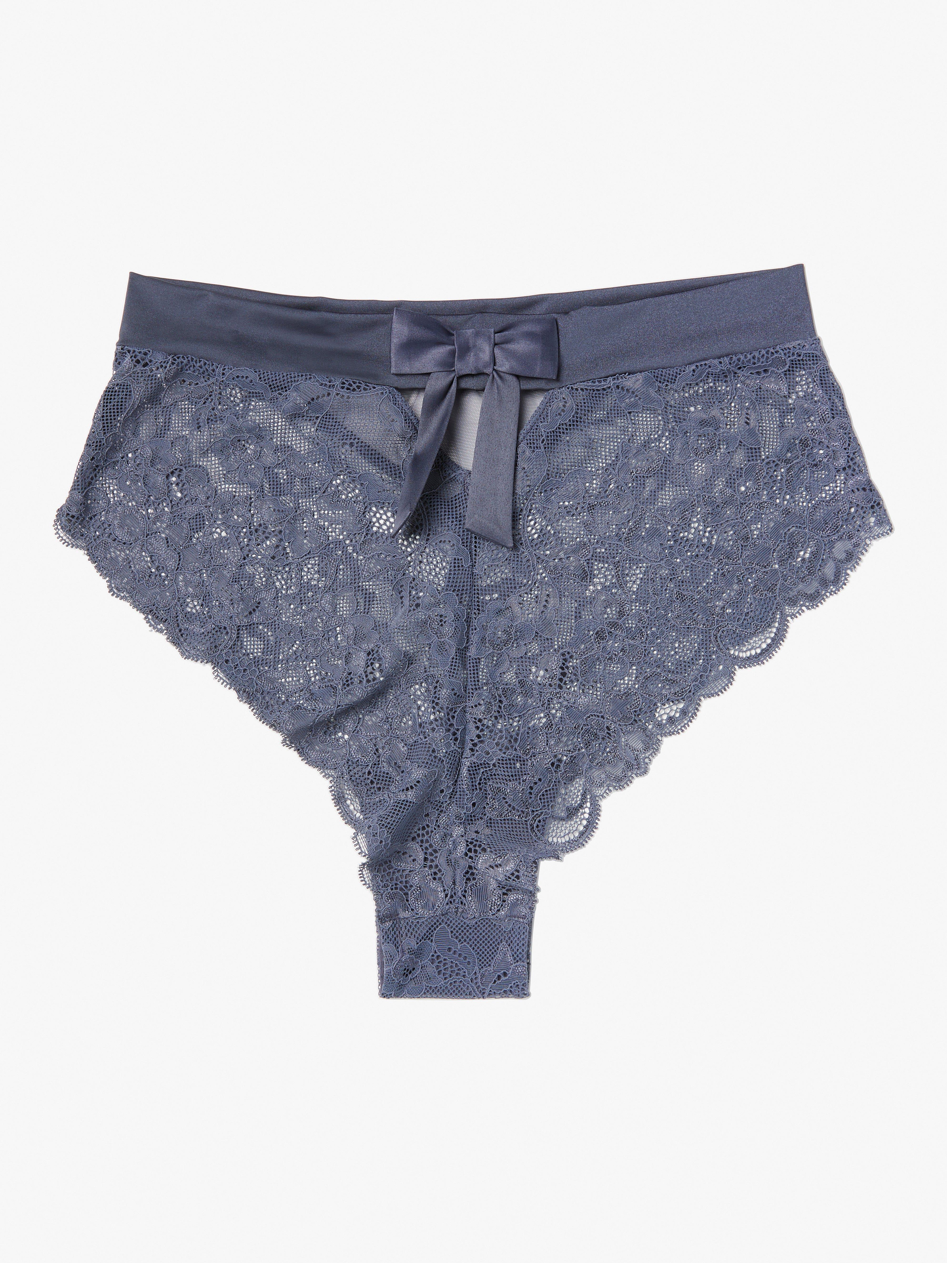 Brazilian High - Lingerie - Blue
