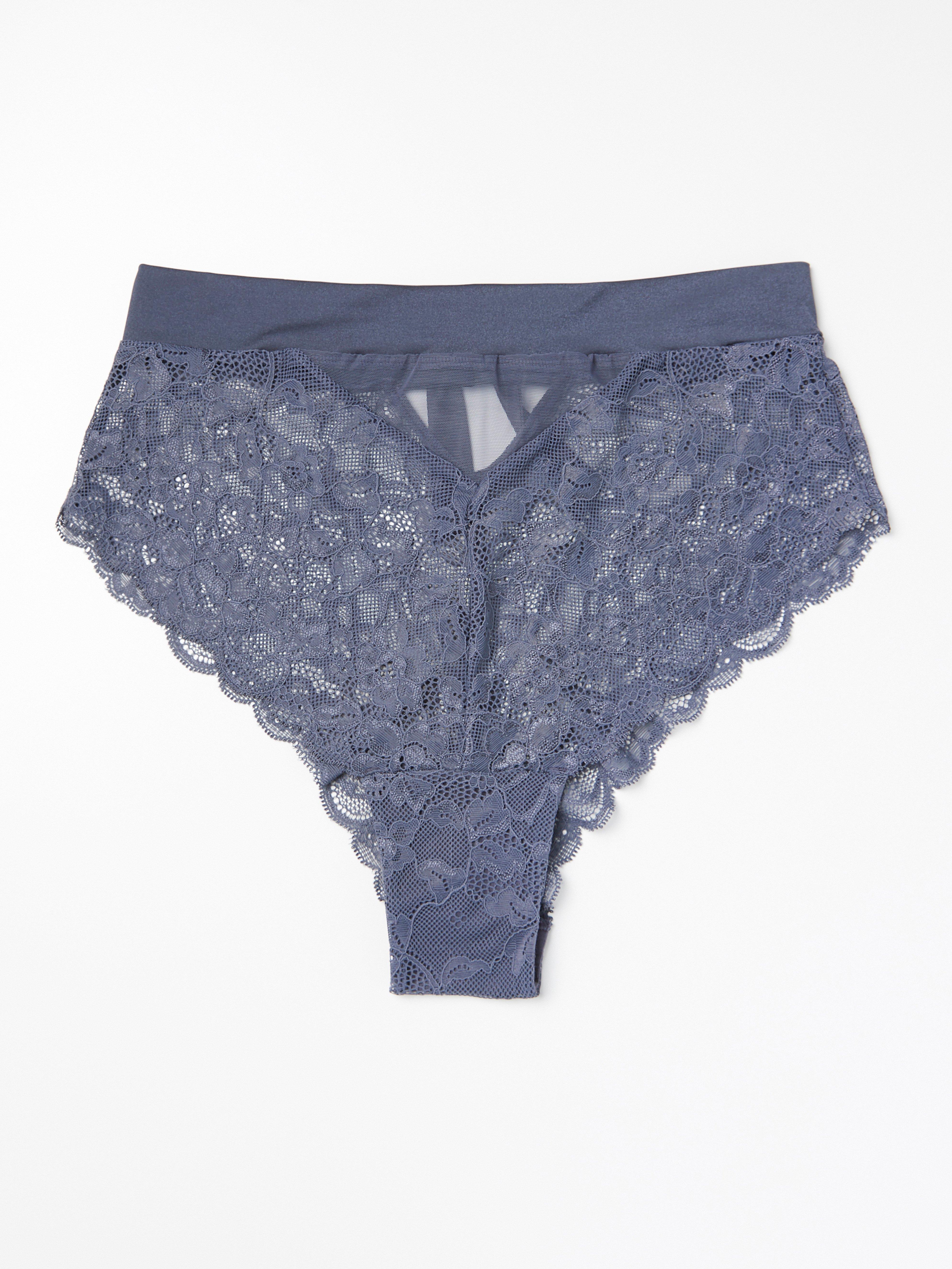 Brazilian High - Lingerie - Blue