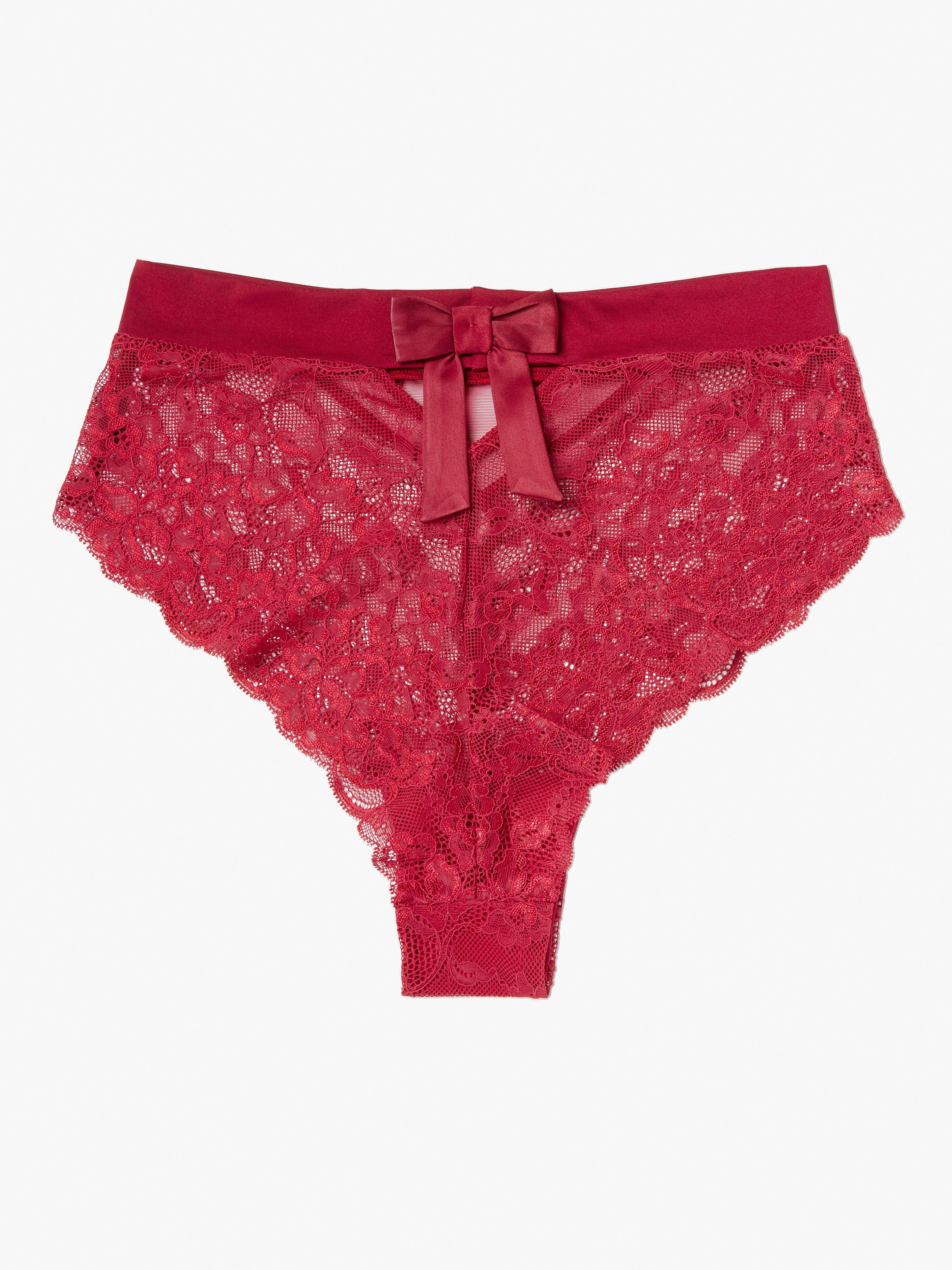 Brazilian High - Lingerie - Red