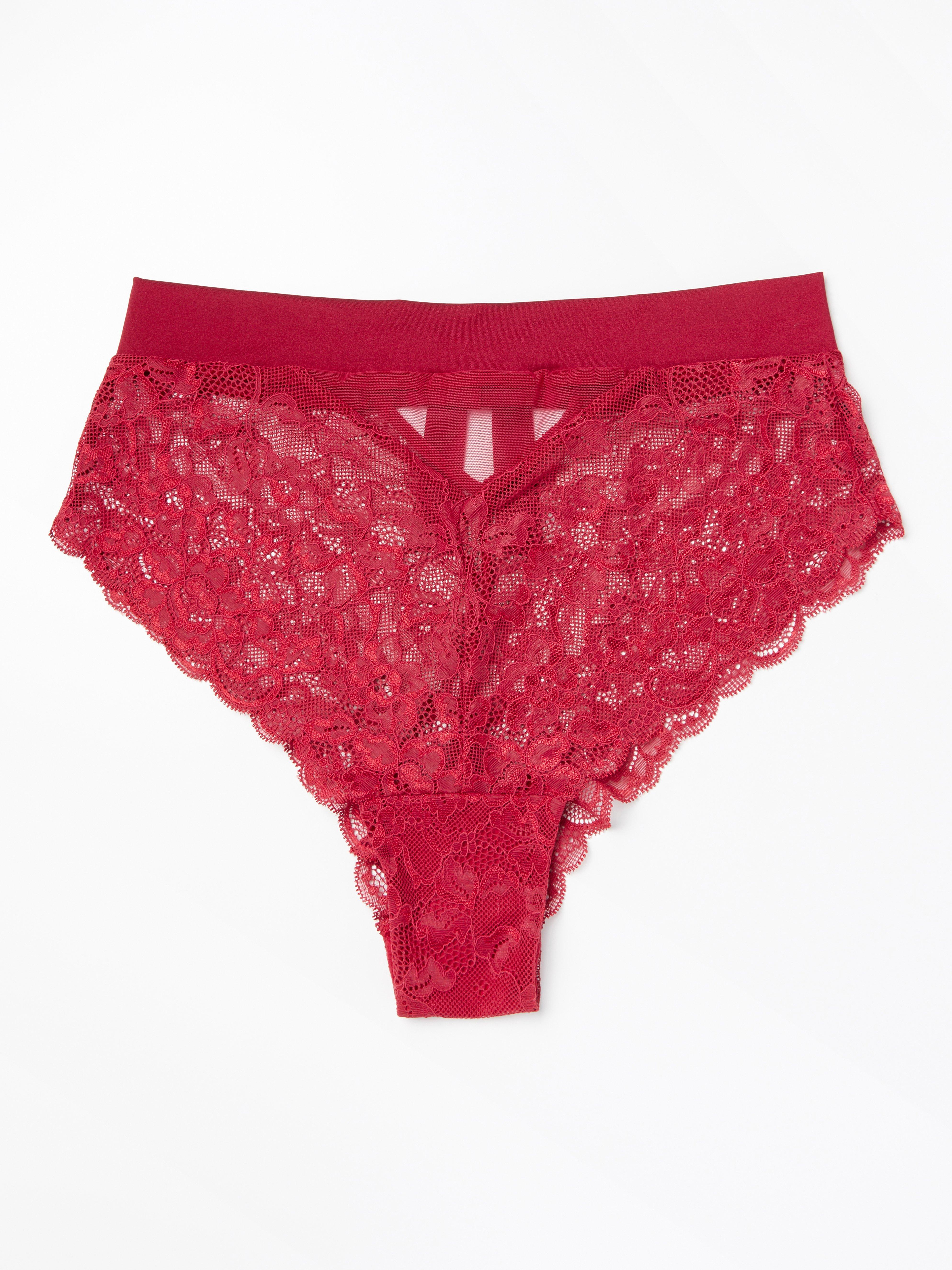 Brazilian High - Lingerie - Red