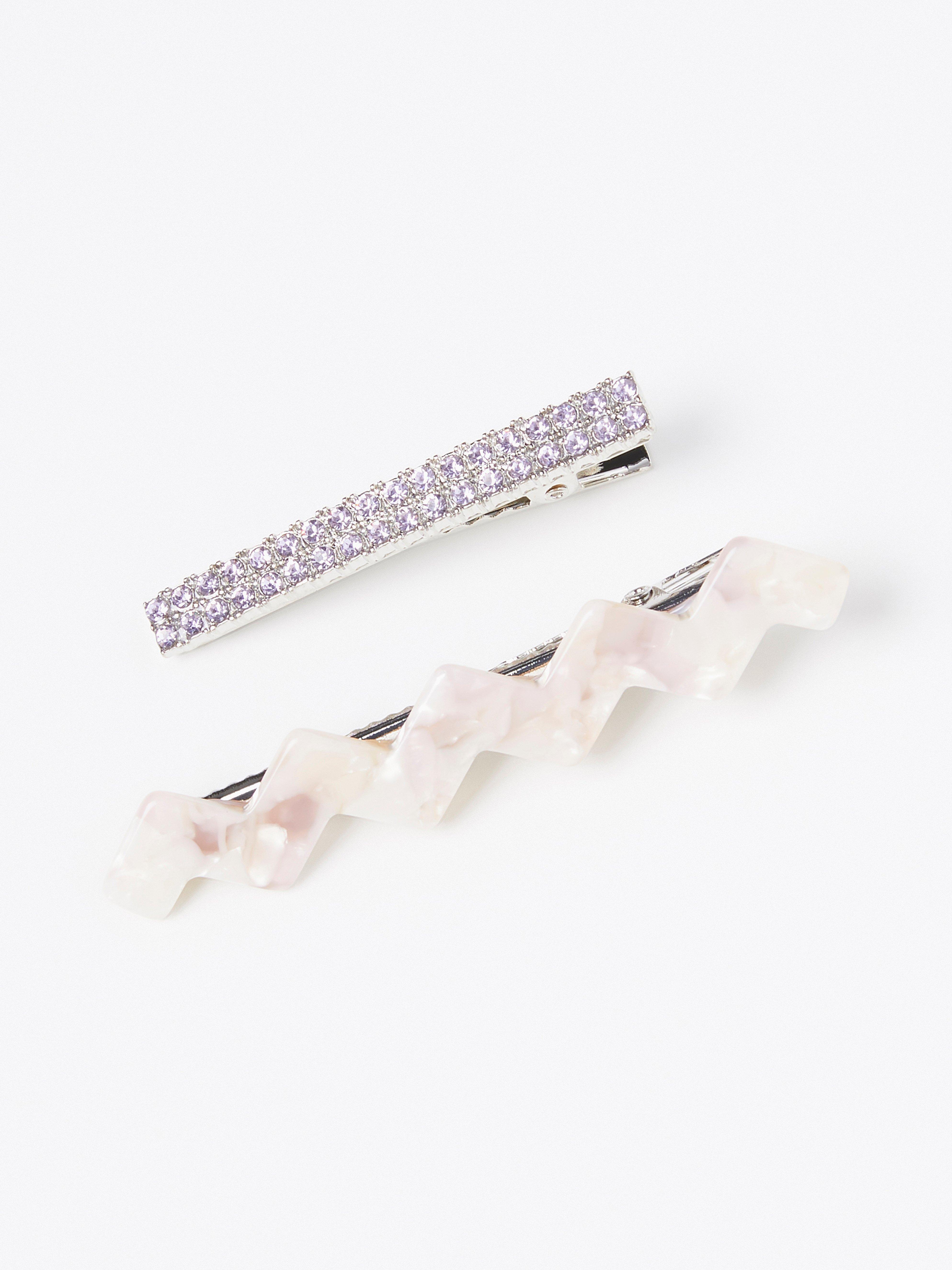 Hair Clips - Womens Wear - Lilac