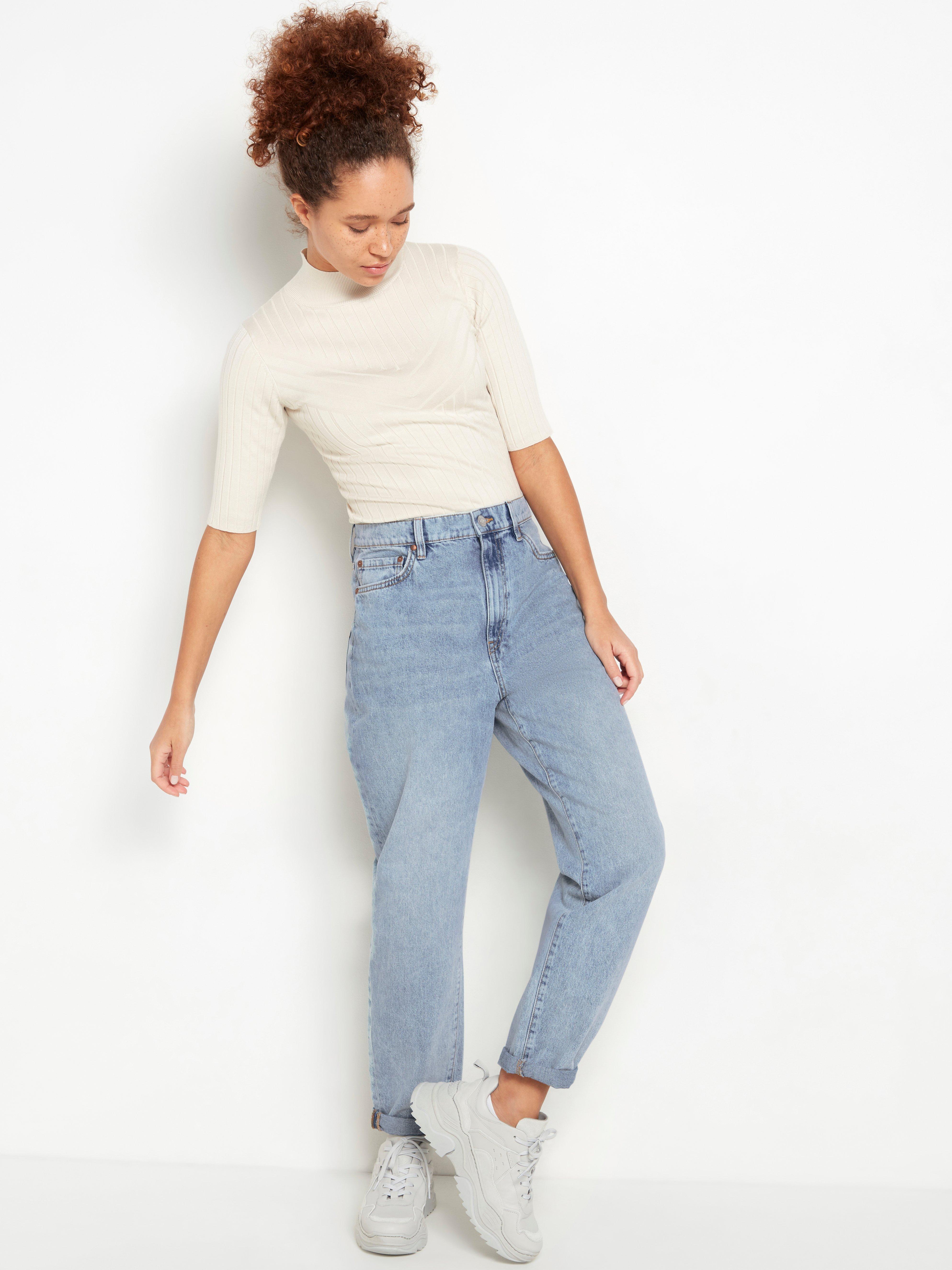 Jeans tapered sale leg