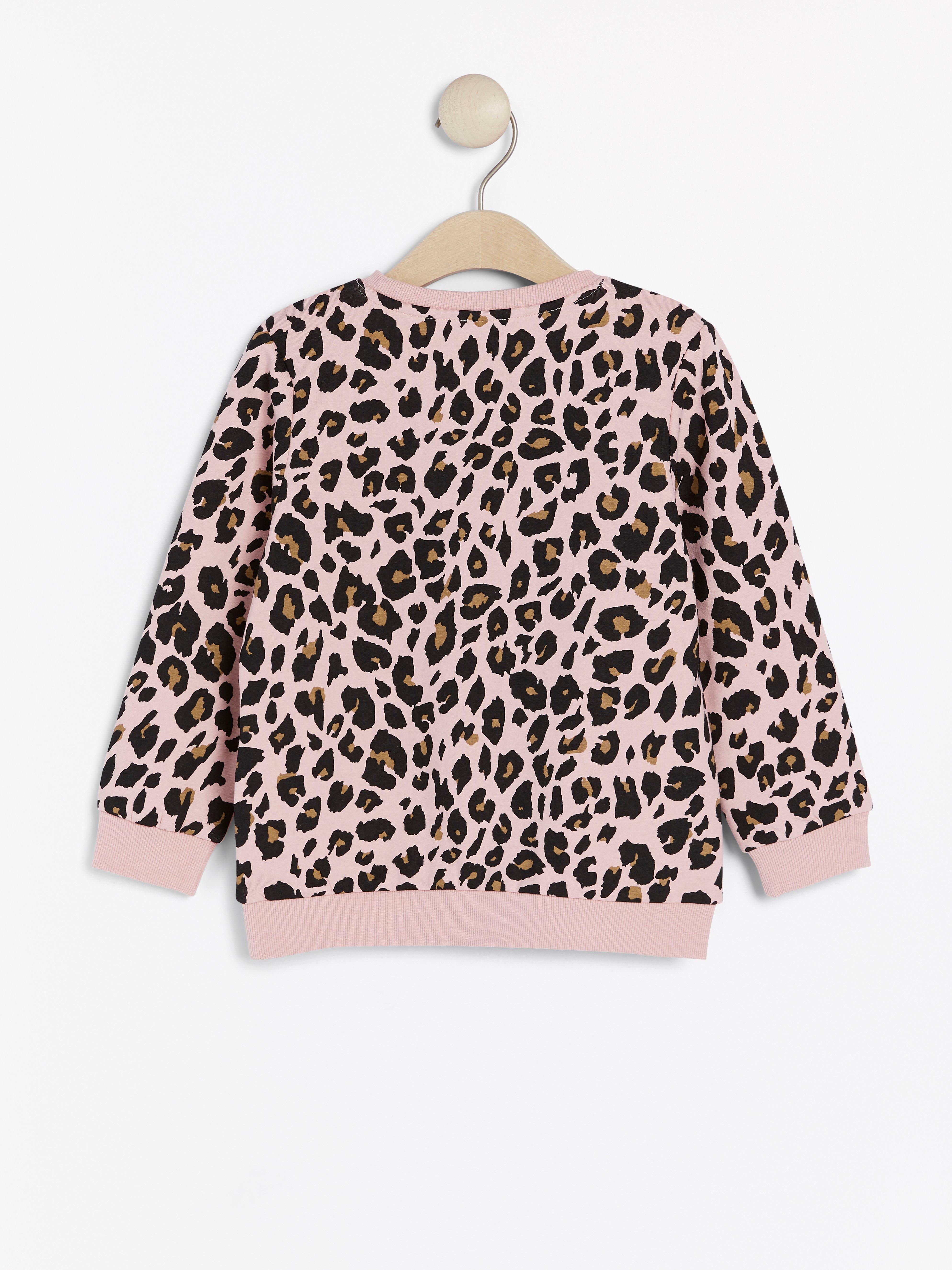 pink leopard sweatshirt