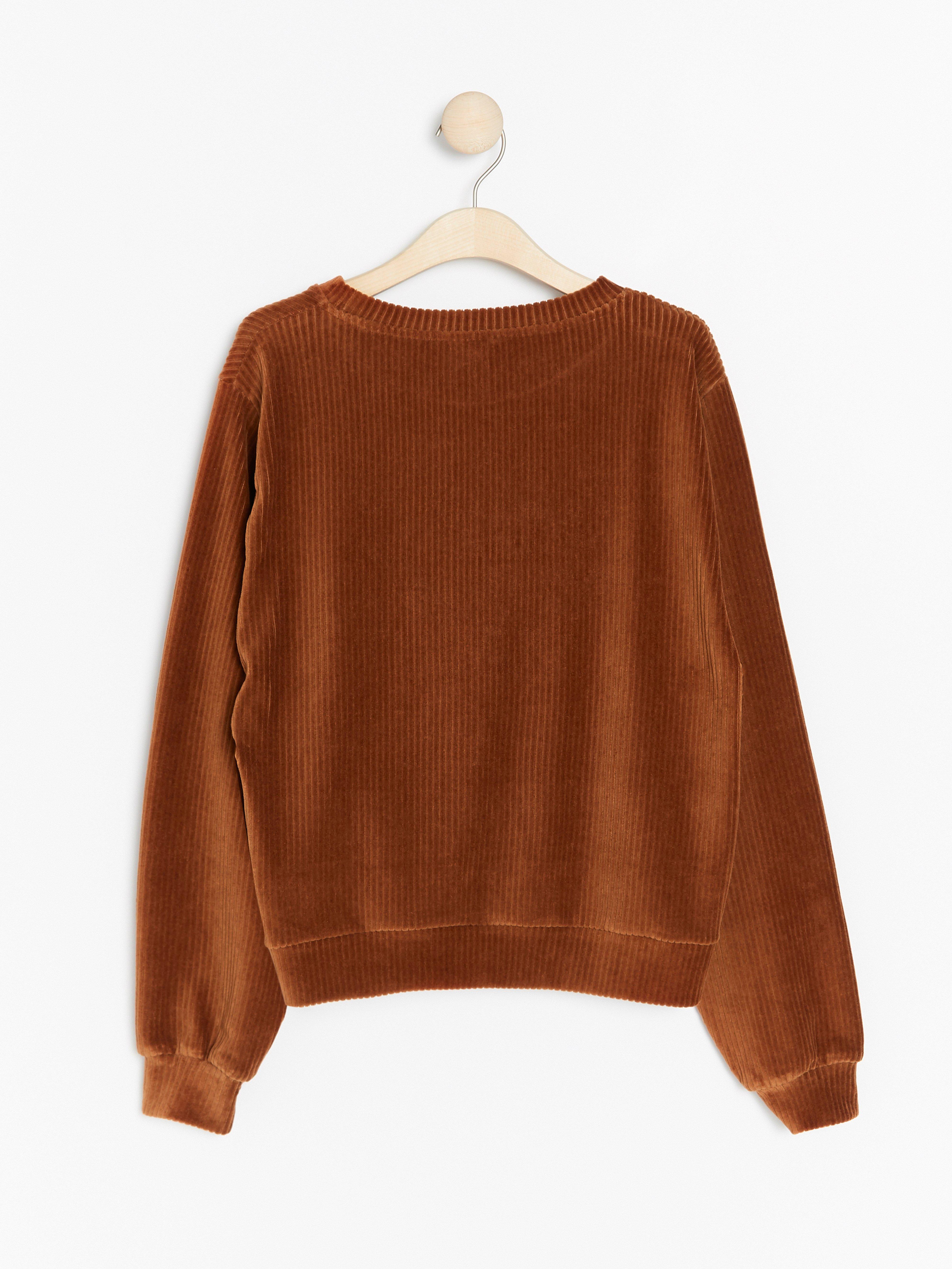 Corduroy sweatshirt Lindex