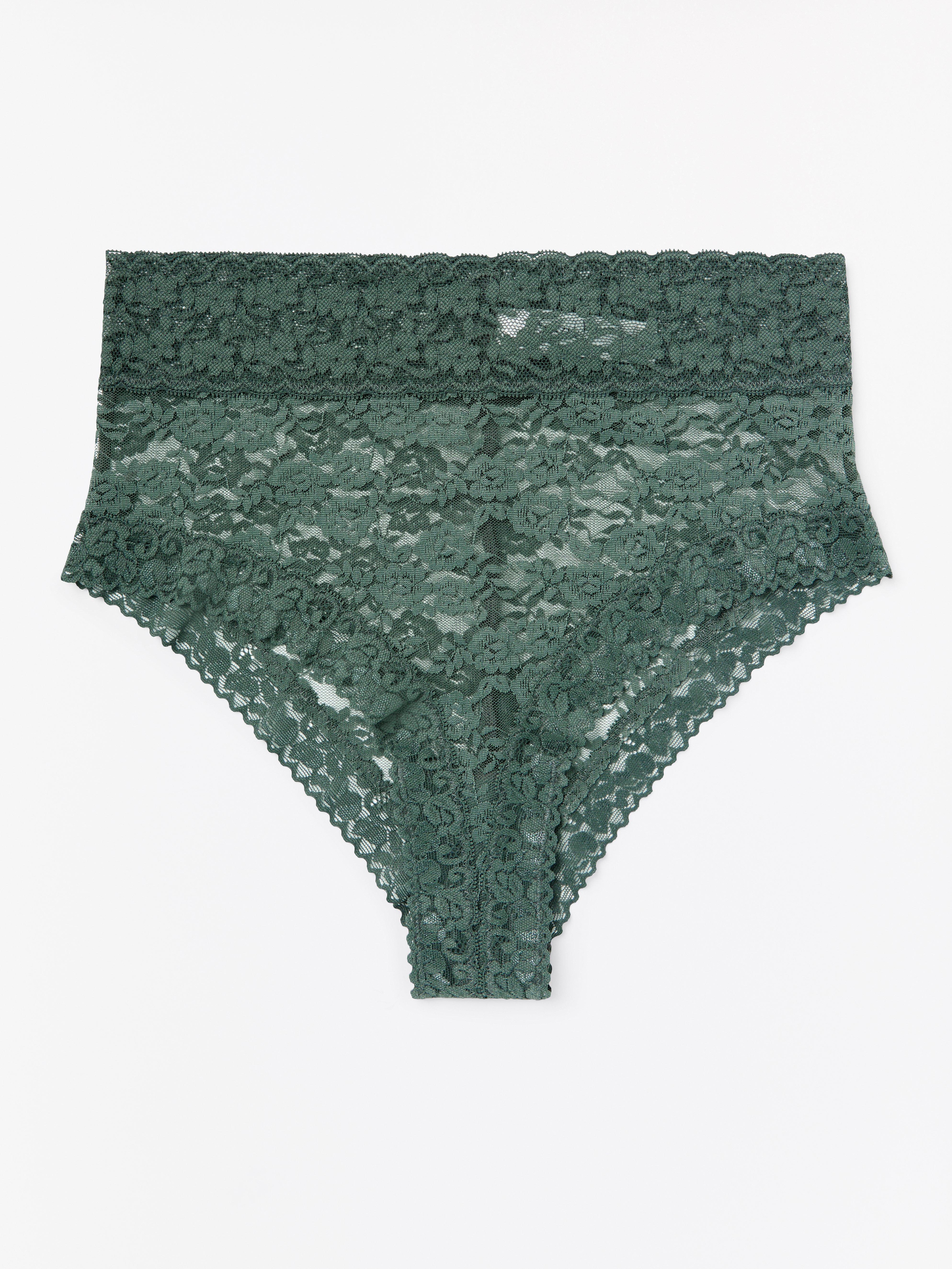 Brazilian High - Lingerie - Green