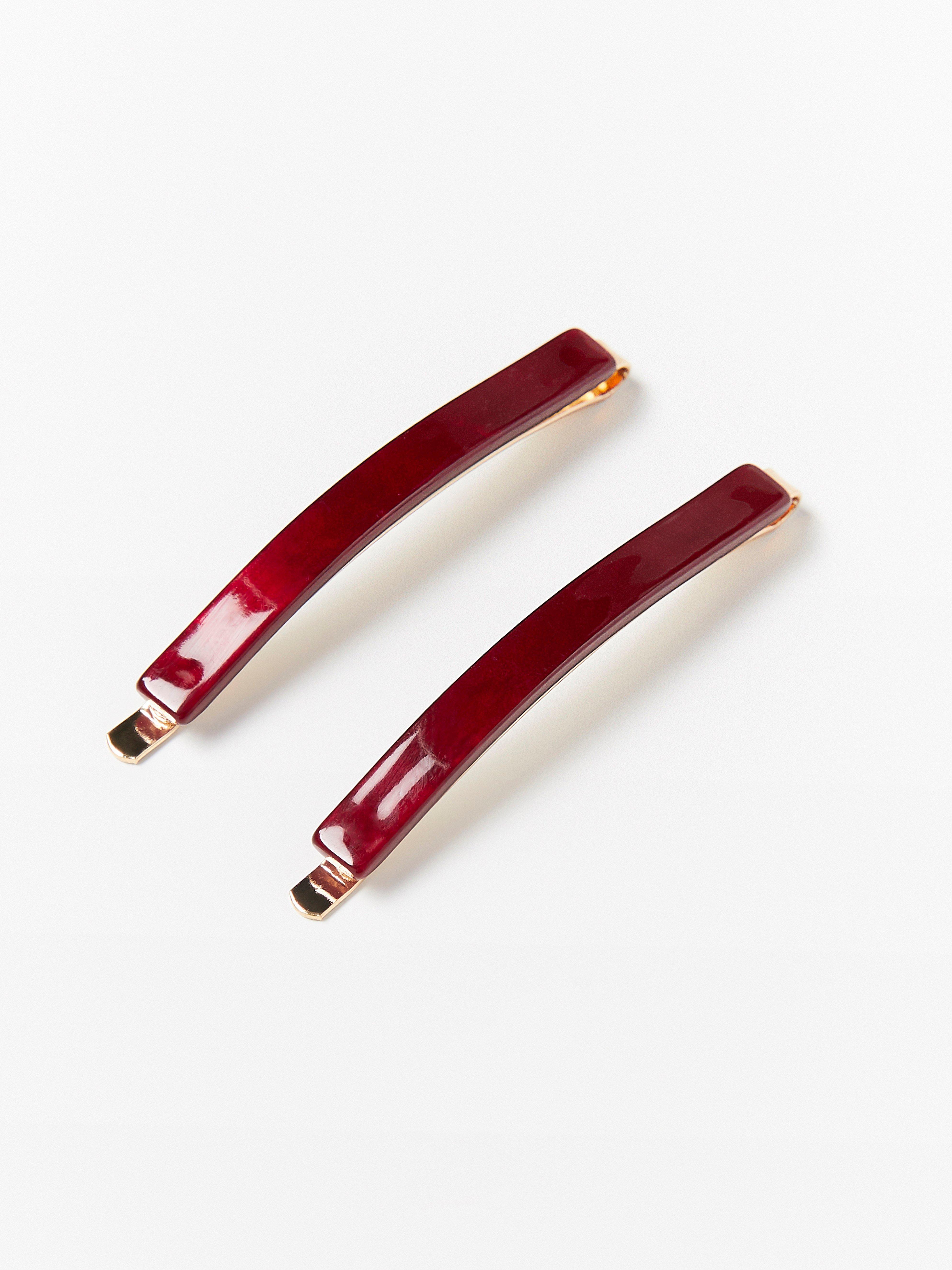 Hair Pins - Womens Wear - Red