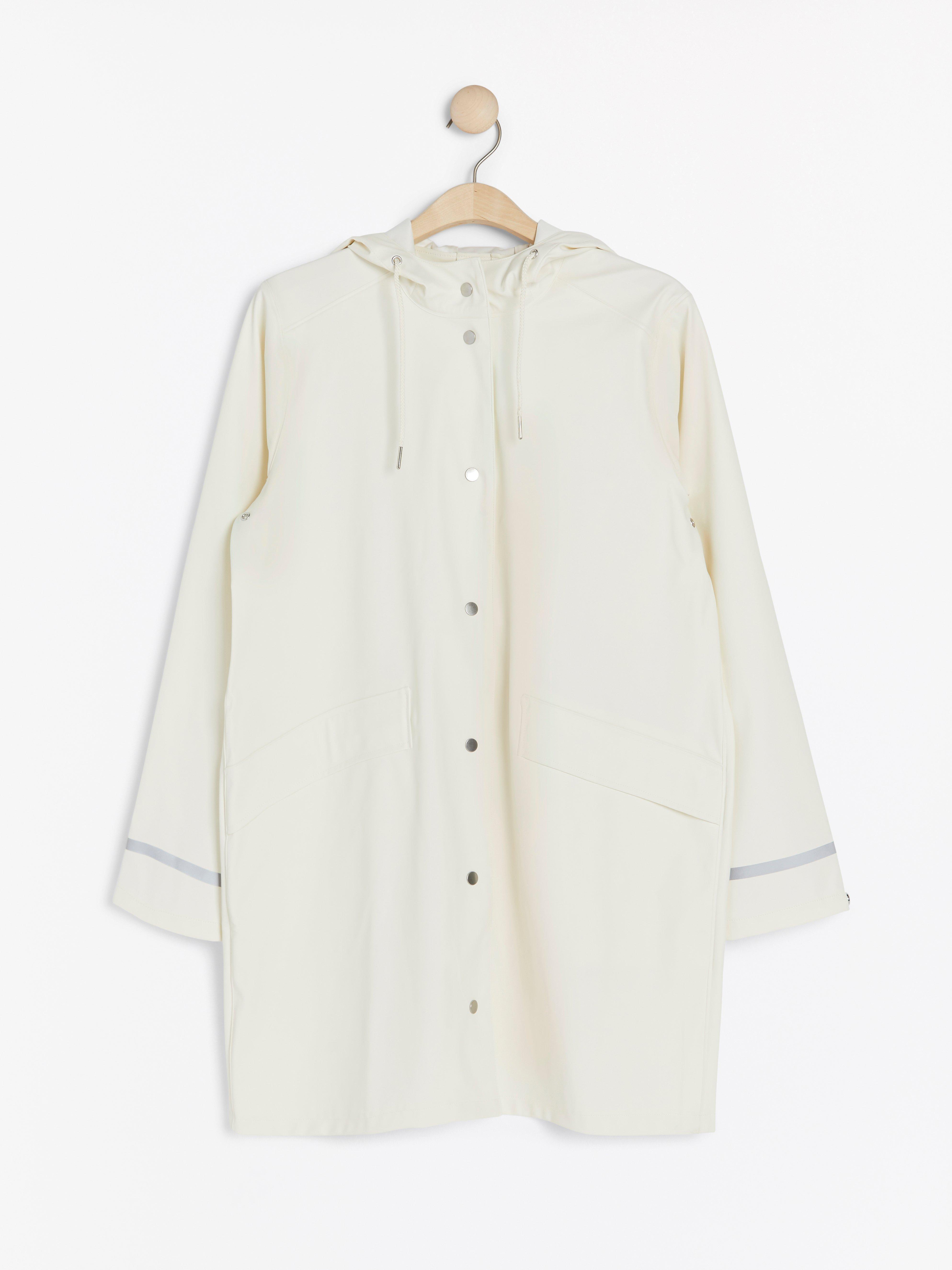Rain Coat - Womens Wear - White