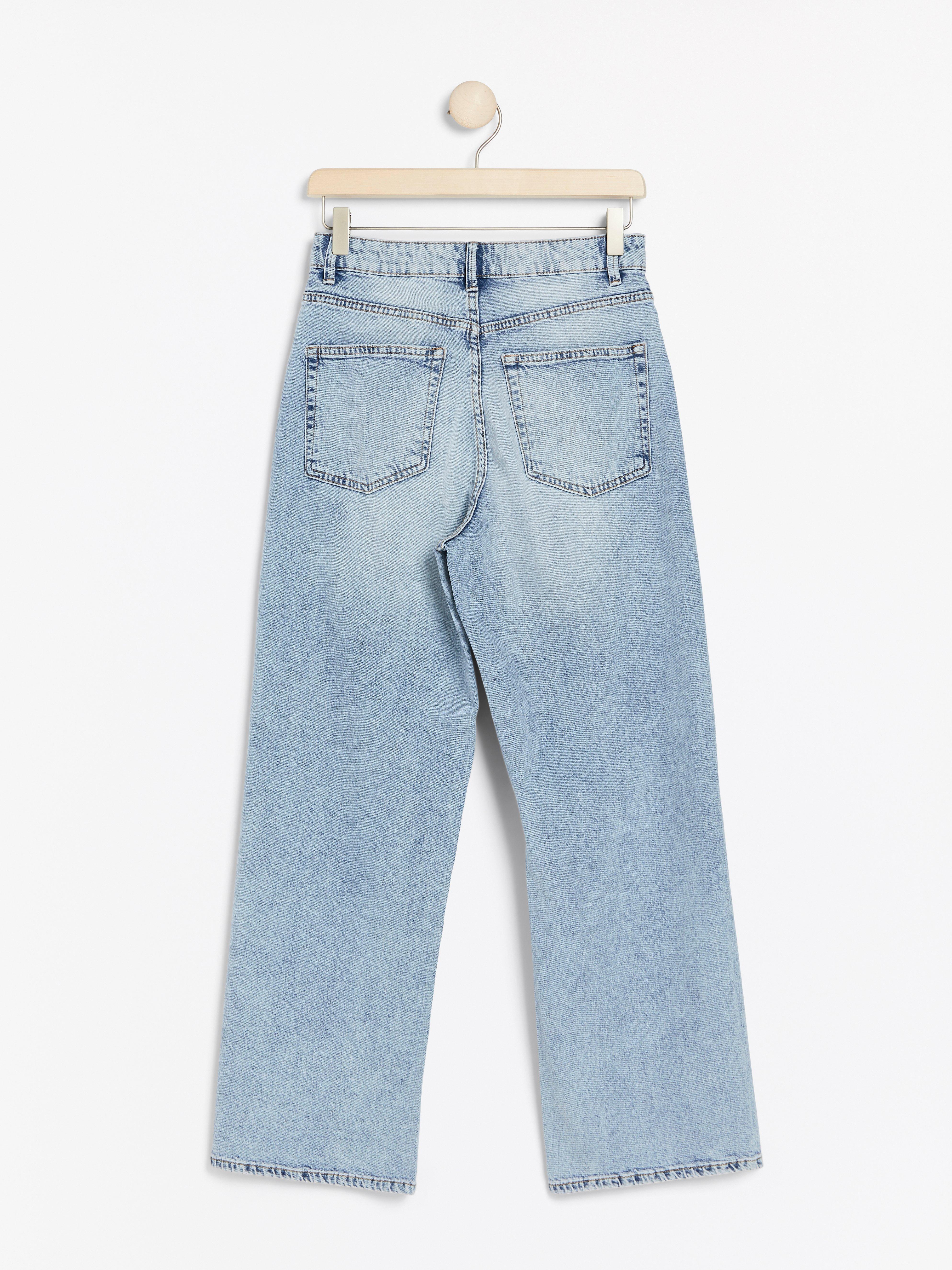 wide long leg jeans