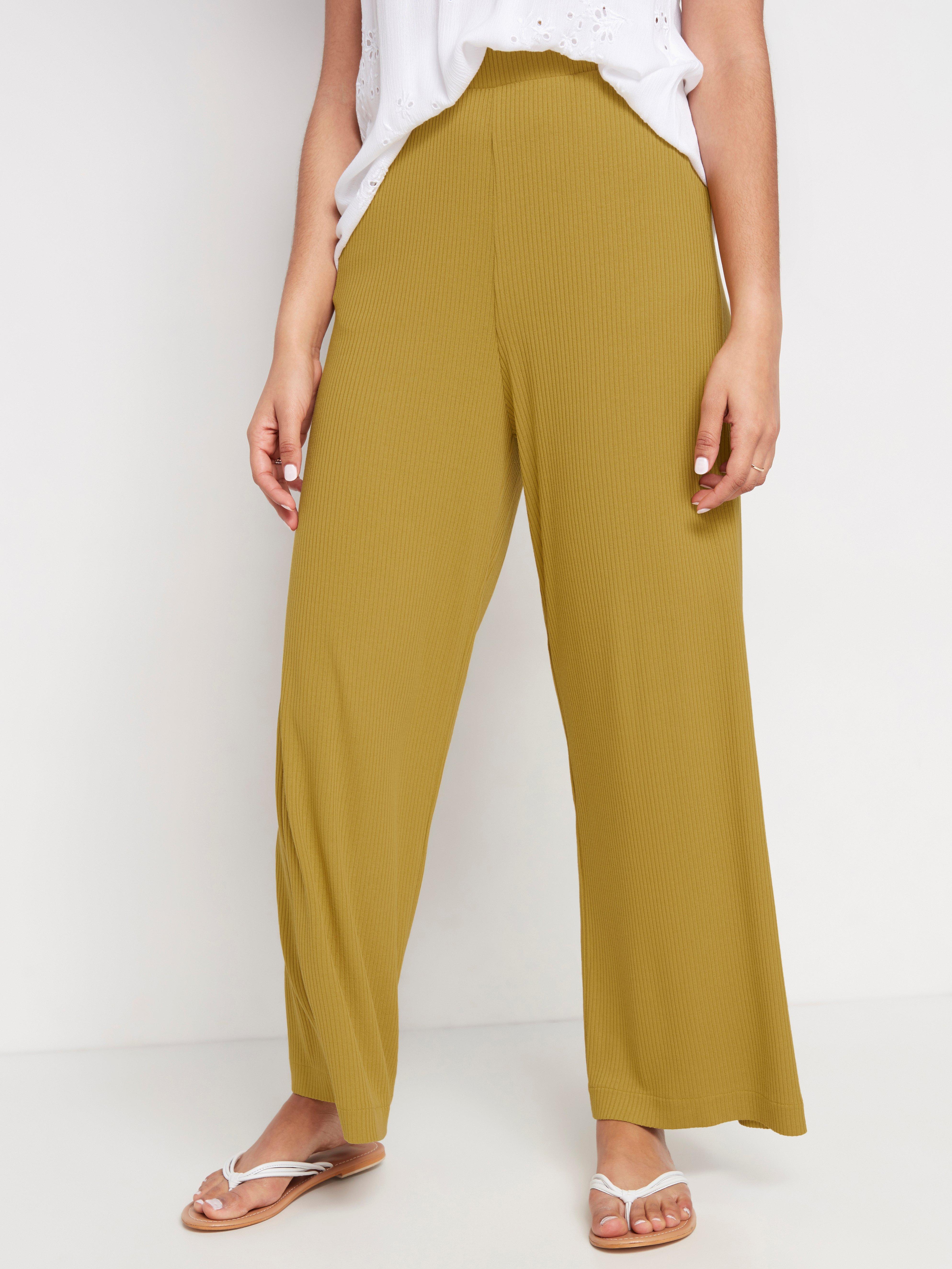 Ribbed Jersey Pants