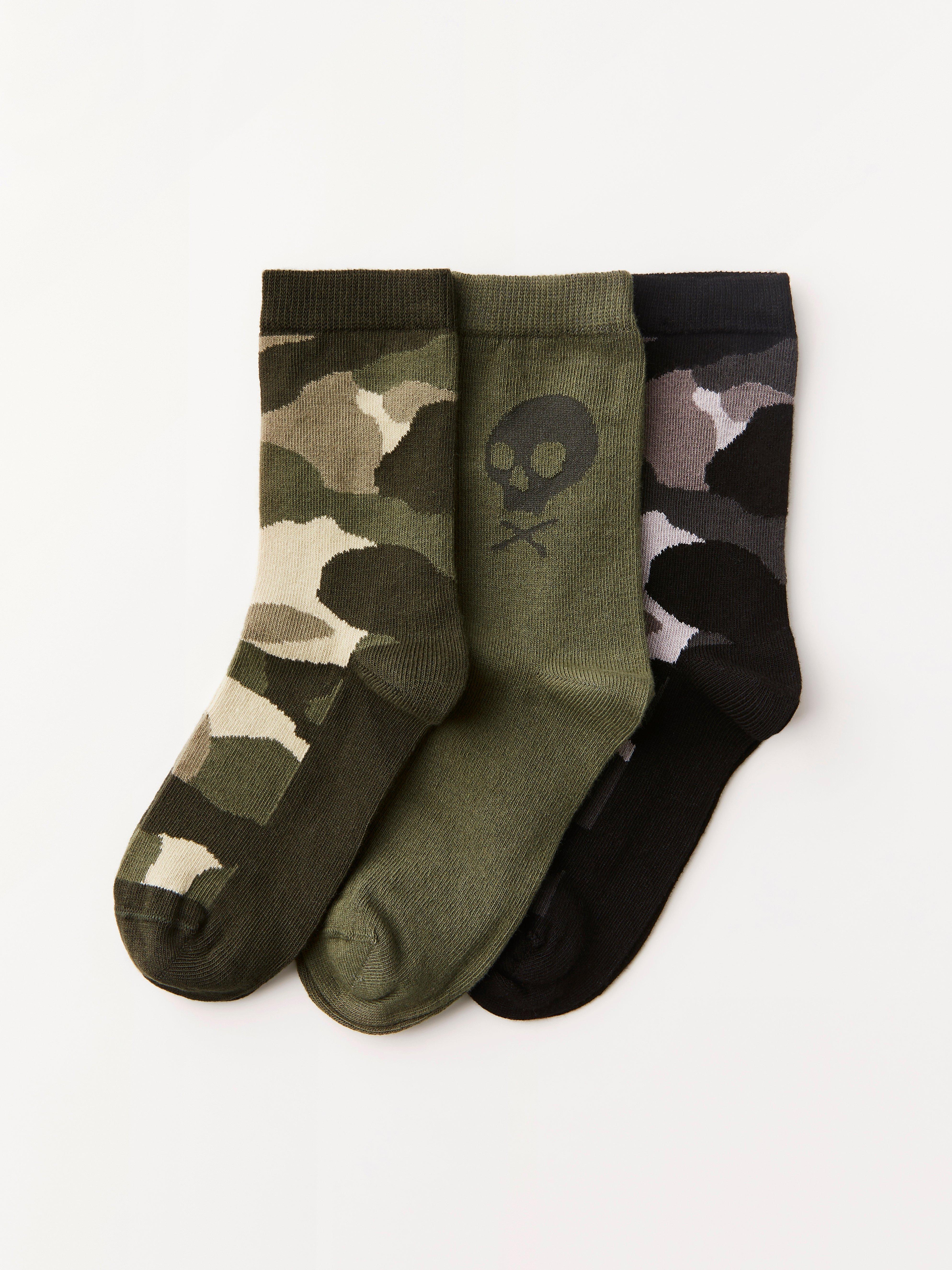 camouflage socks