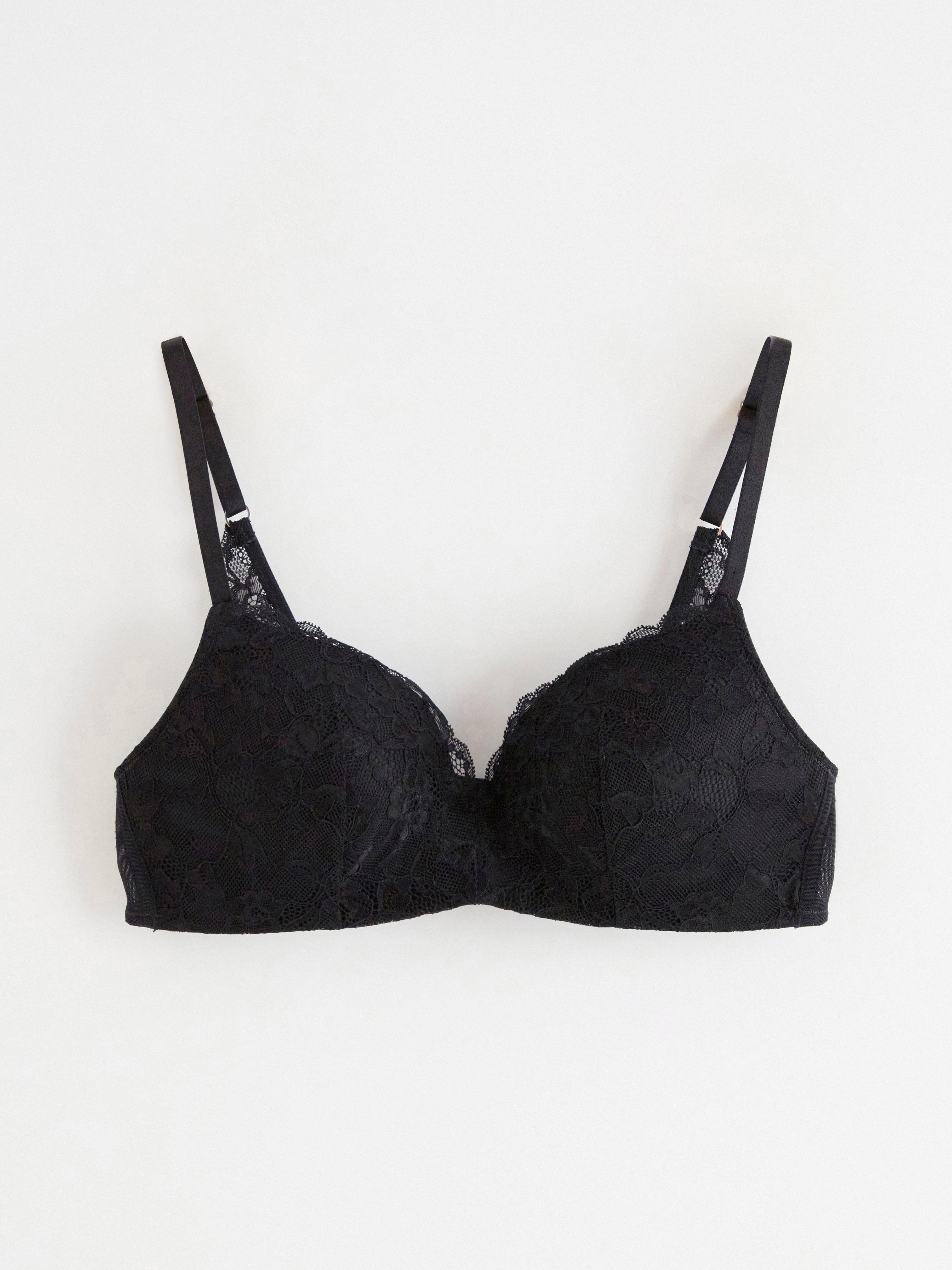 Flora Wirefree Bra - Lingerie - Black