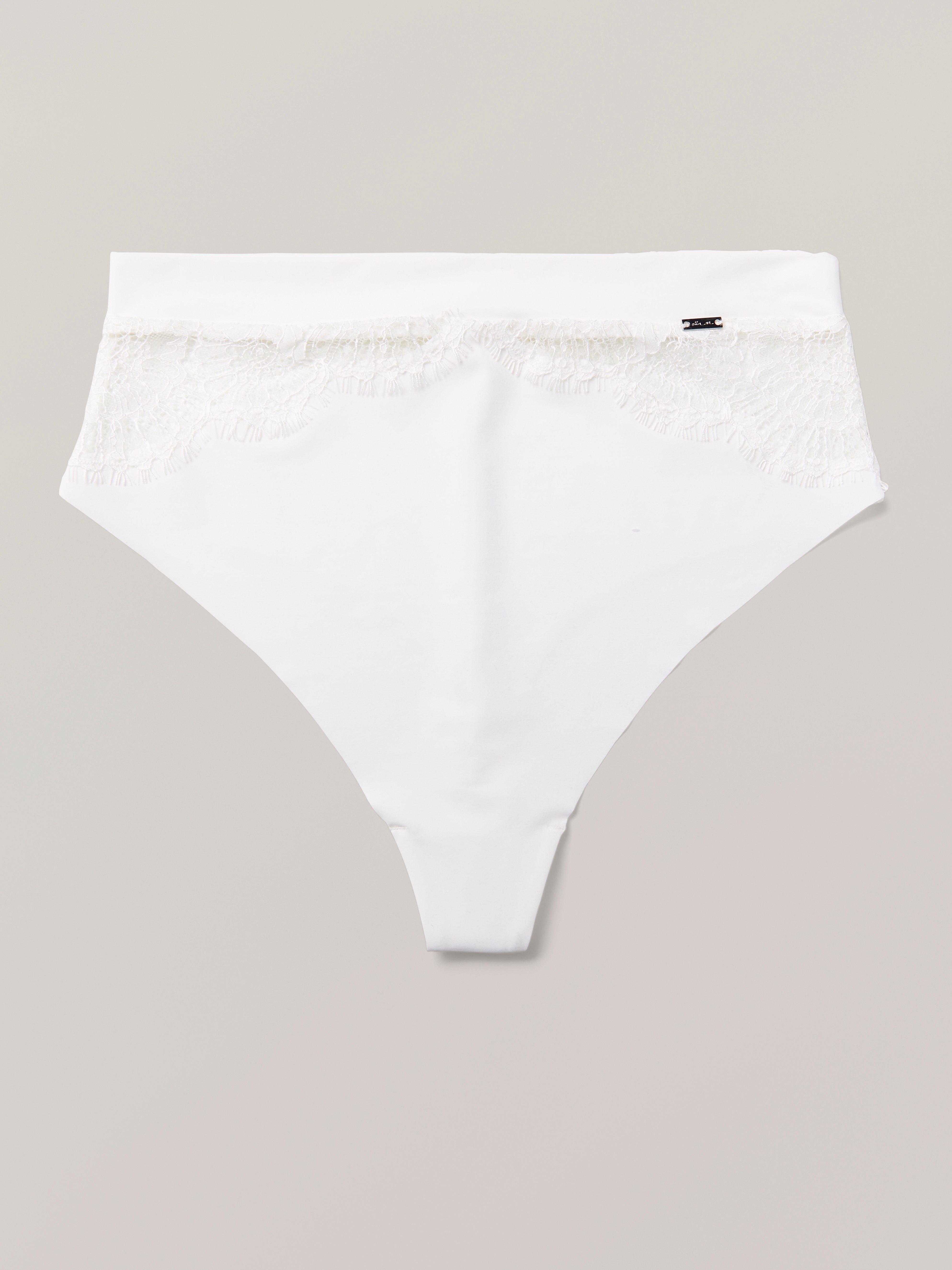 Stringtrosa Hög - Underkläder - Vit