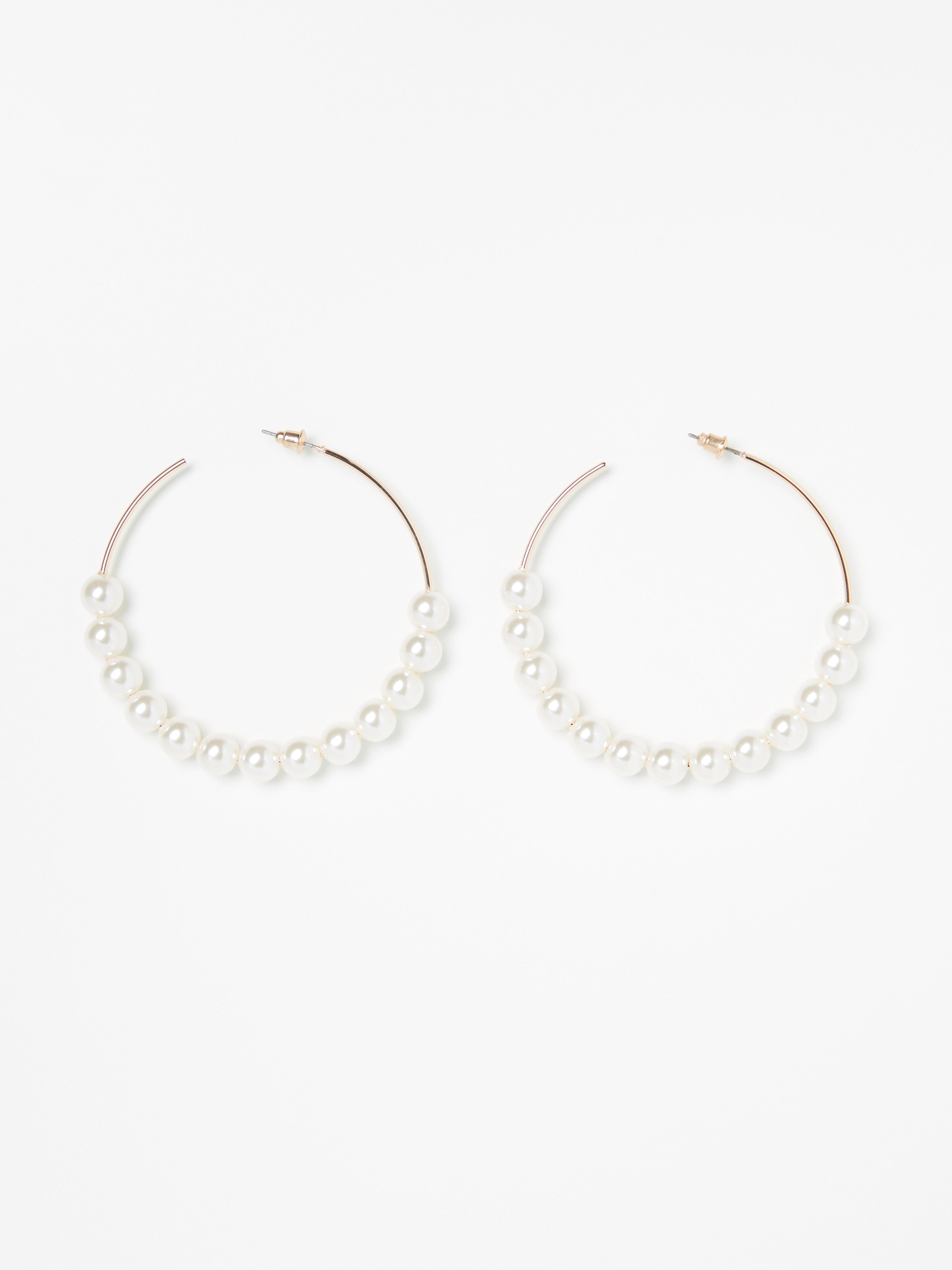 Earrings - Womens Wear - White