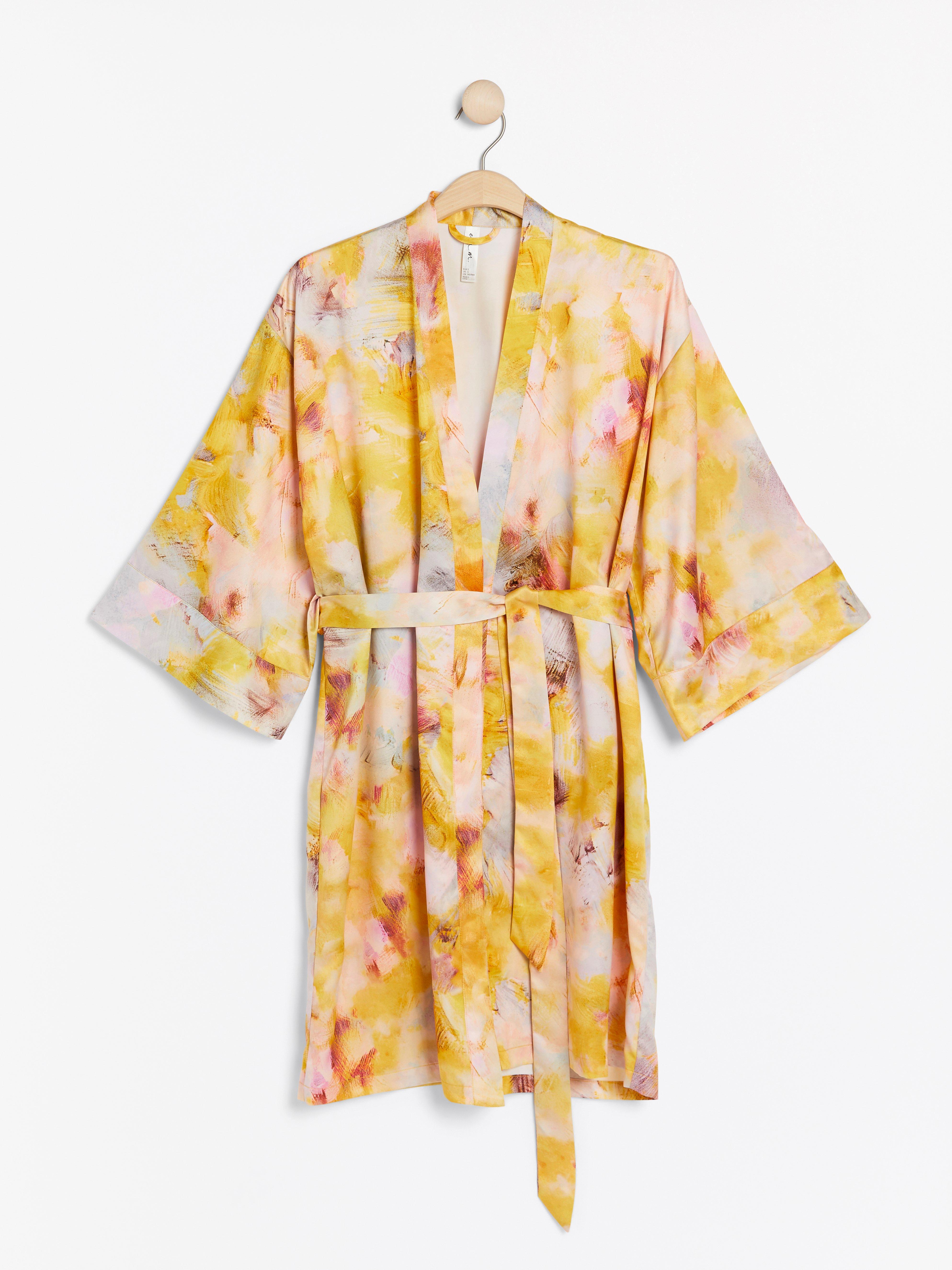 Kimono - Underkläder - Gul