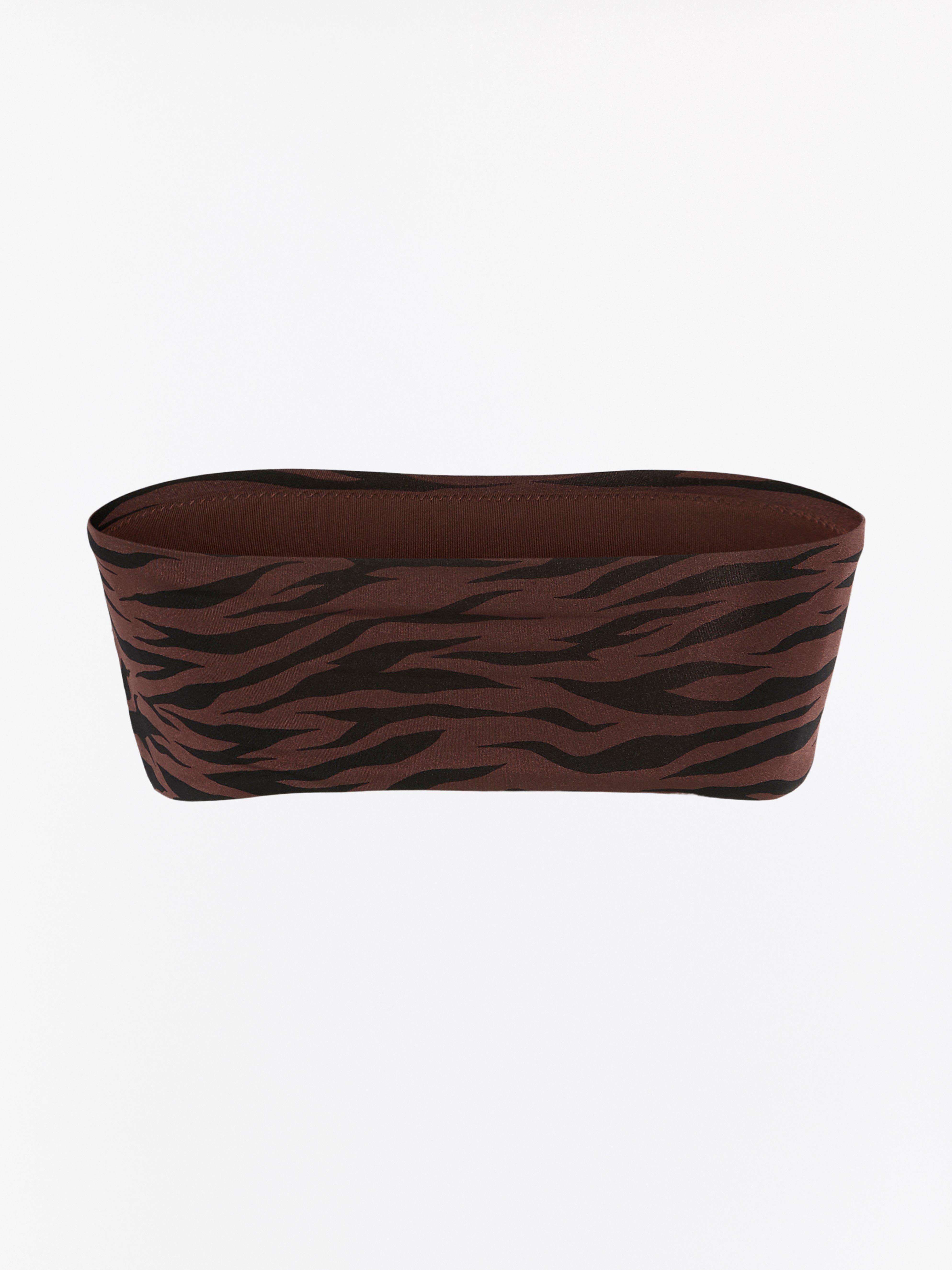 Bandeau-bh - Underkläder - Brun