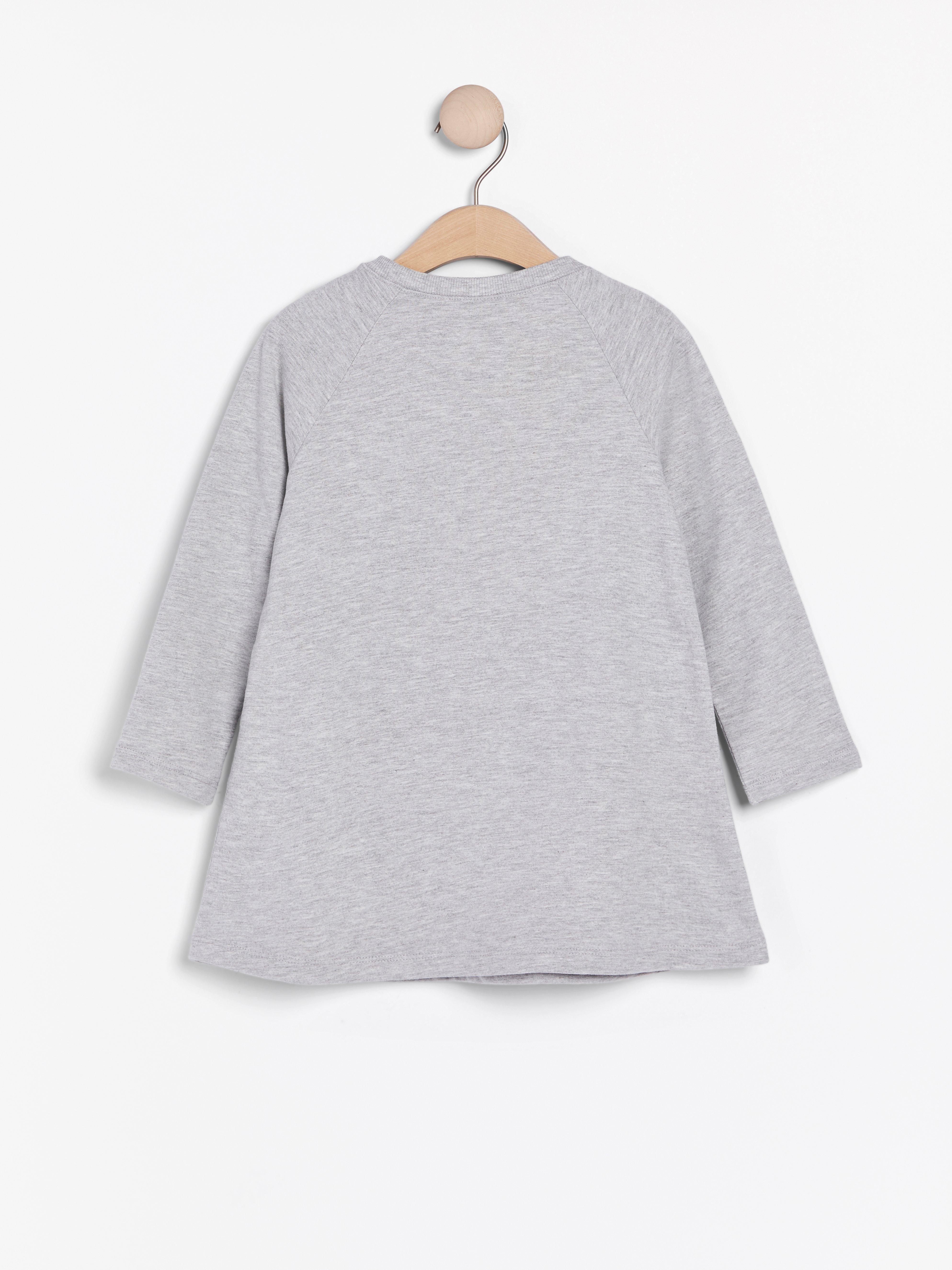 grey tunic sweatshirt