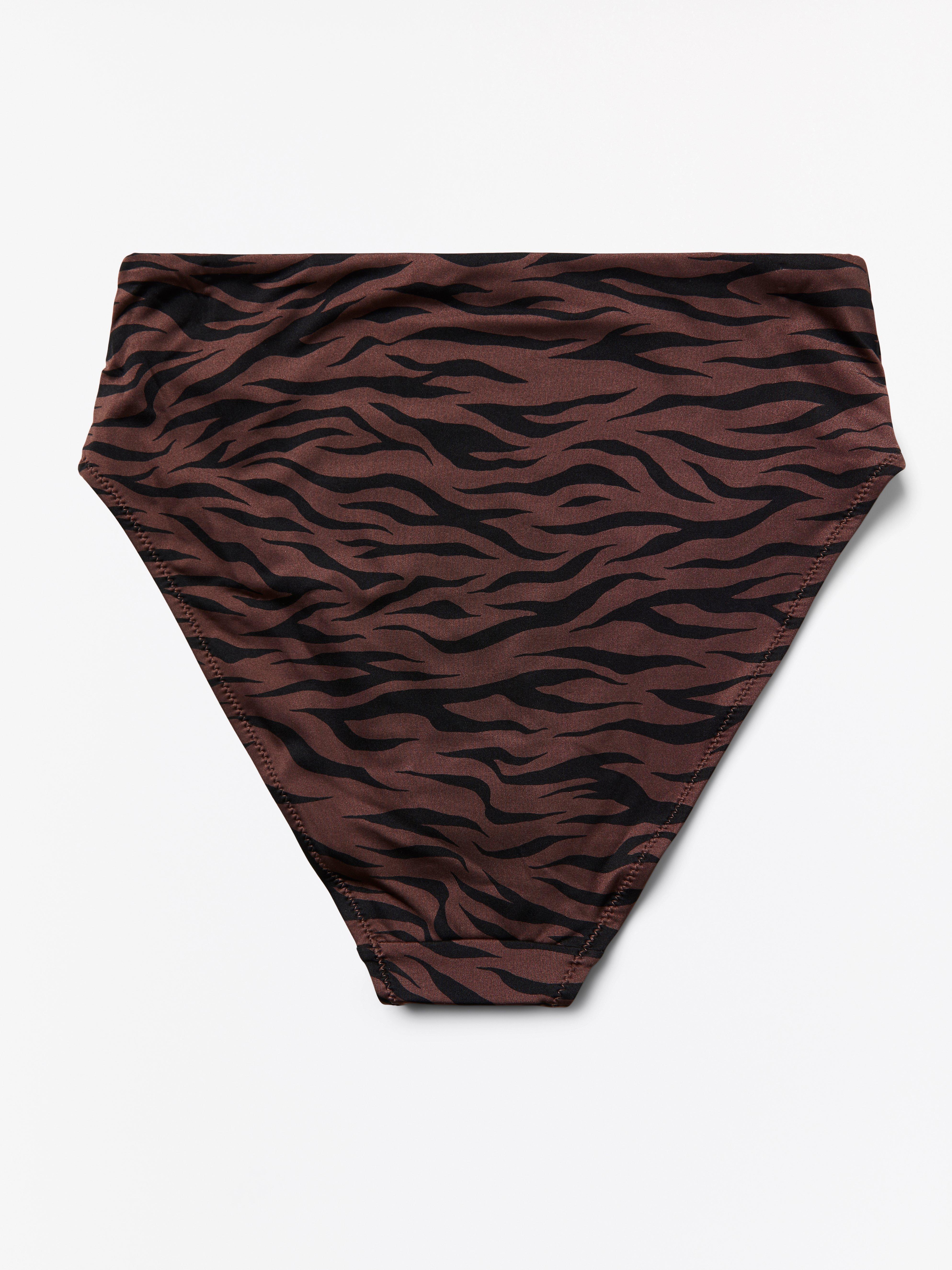 Bikinitrosa Hög - Underkläder - Brun