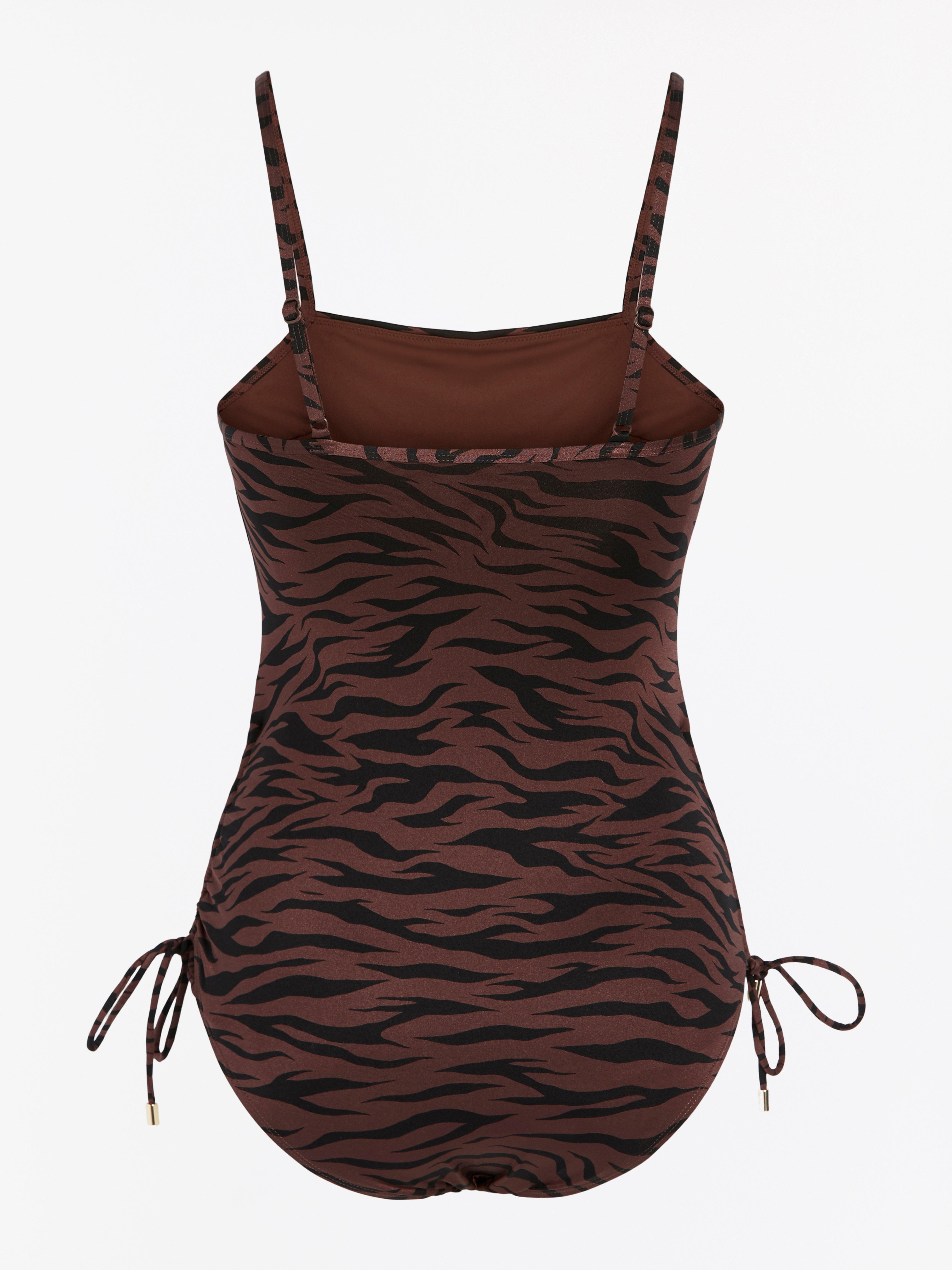 Swim Suit - Lingerie - Brown