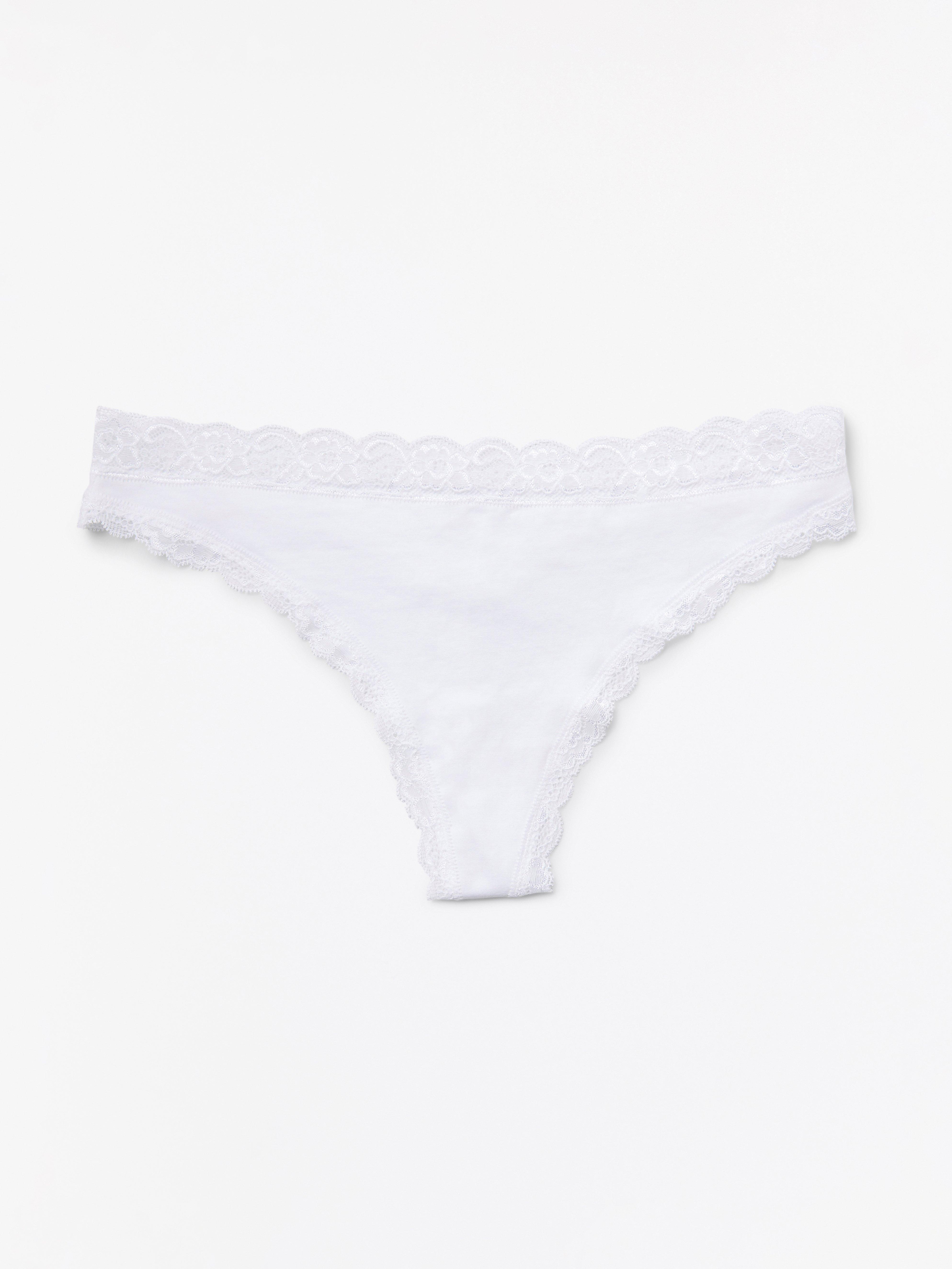 Thong Regular - Lingerie - White