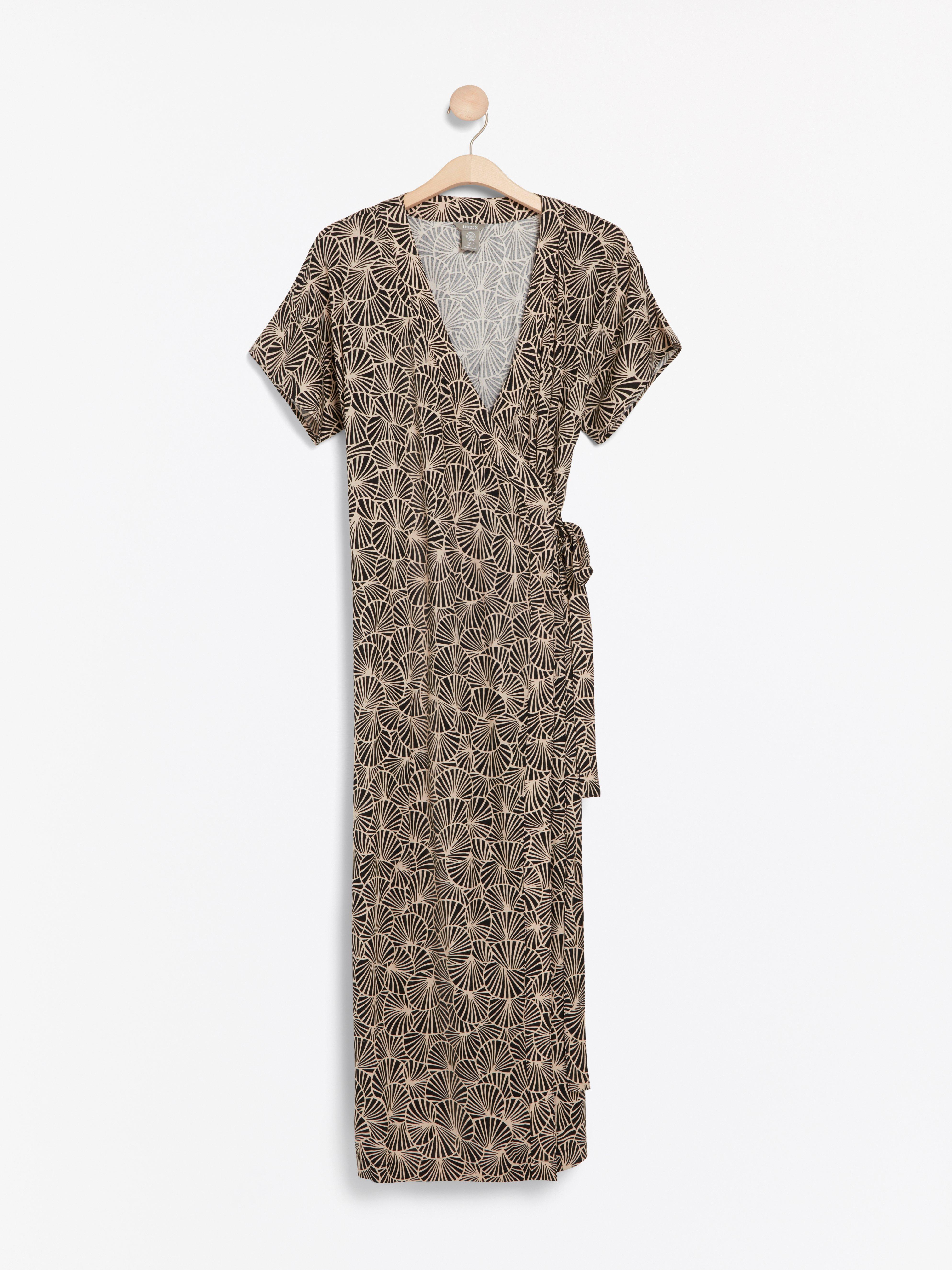 Zavinovacie šaty - Ženy - Čierna