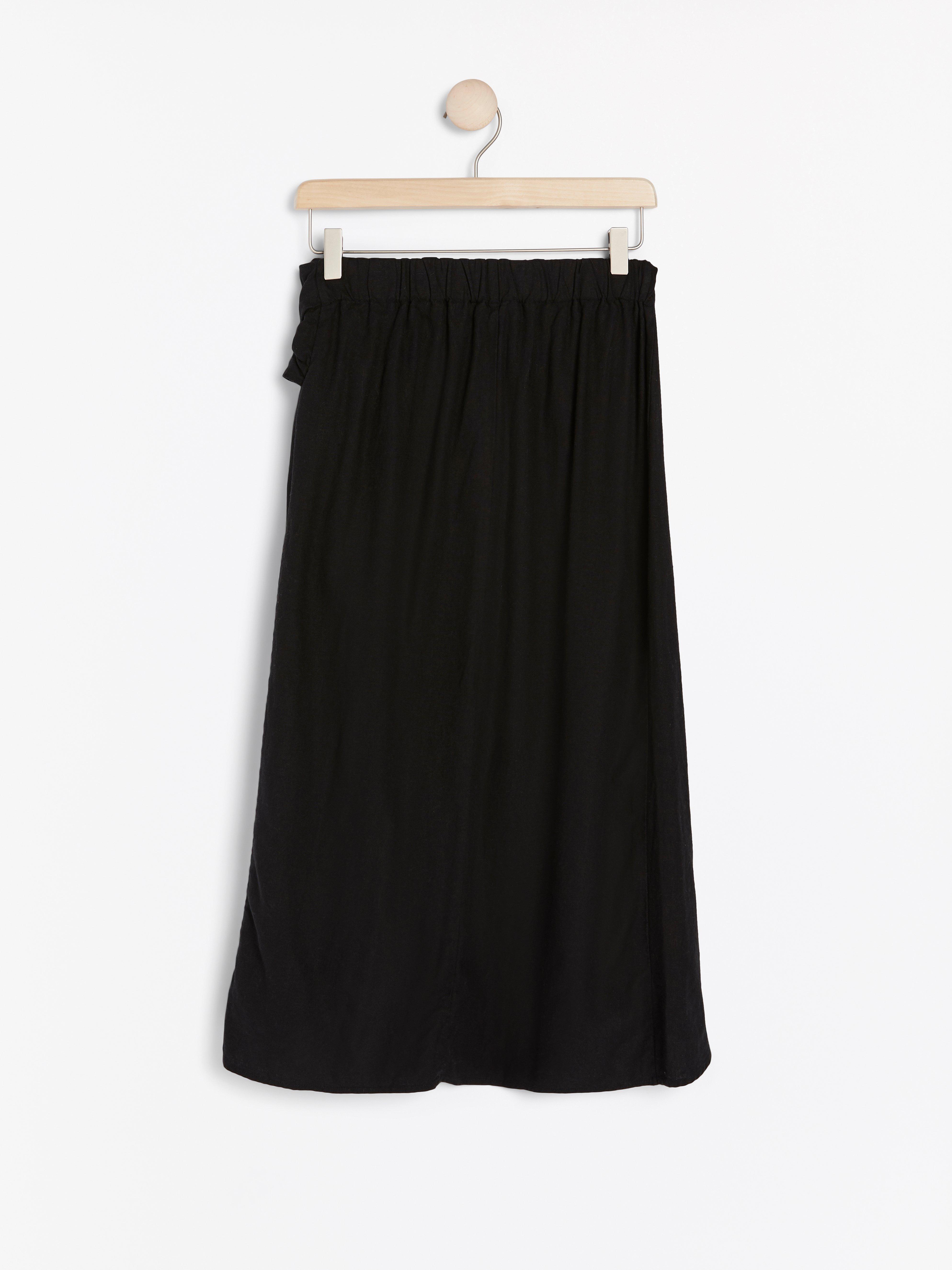 Wrap Skirt - Womens Wear - Black