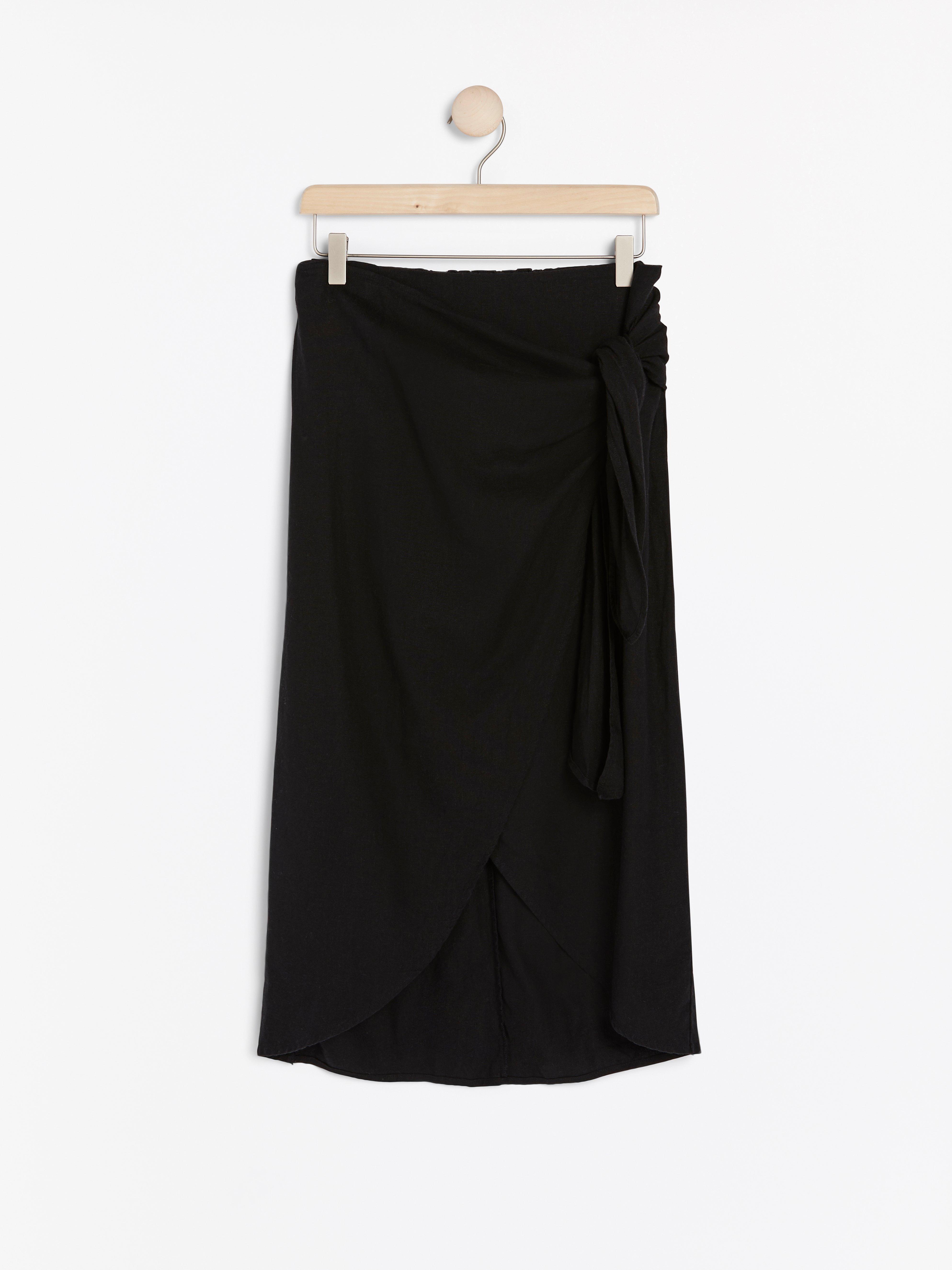 Wrap Skirt - Womens Wear - Black