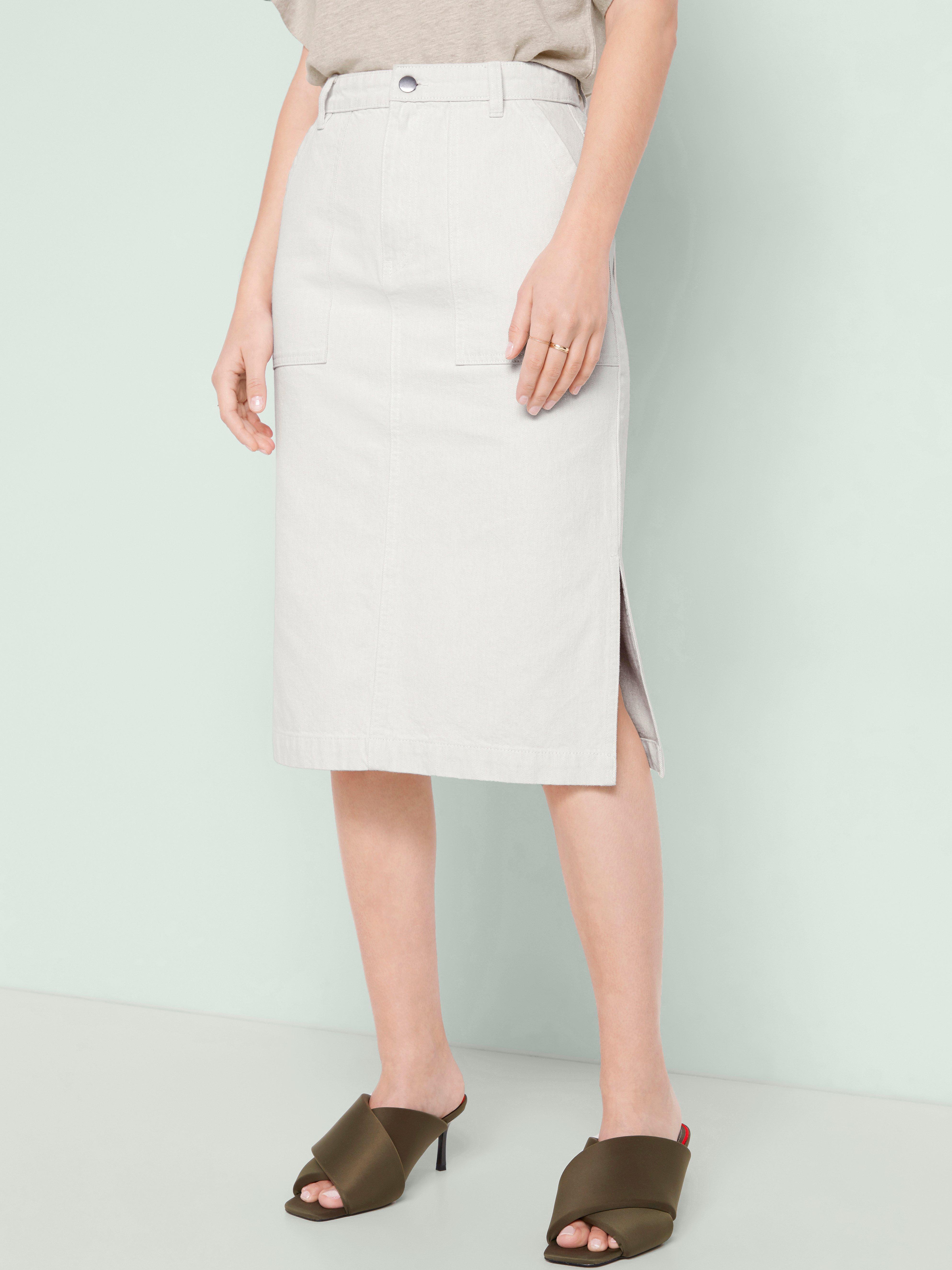 light beige skirt