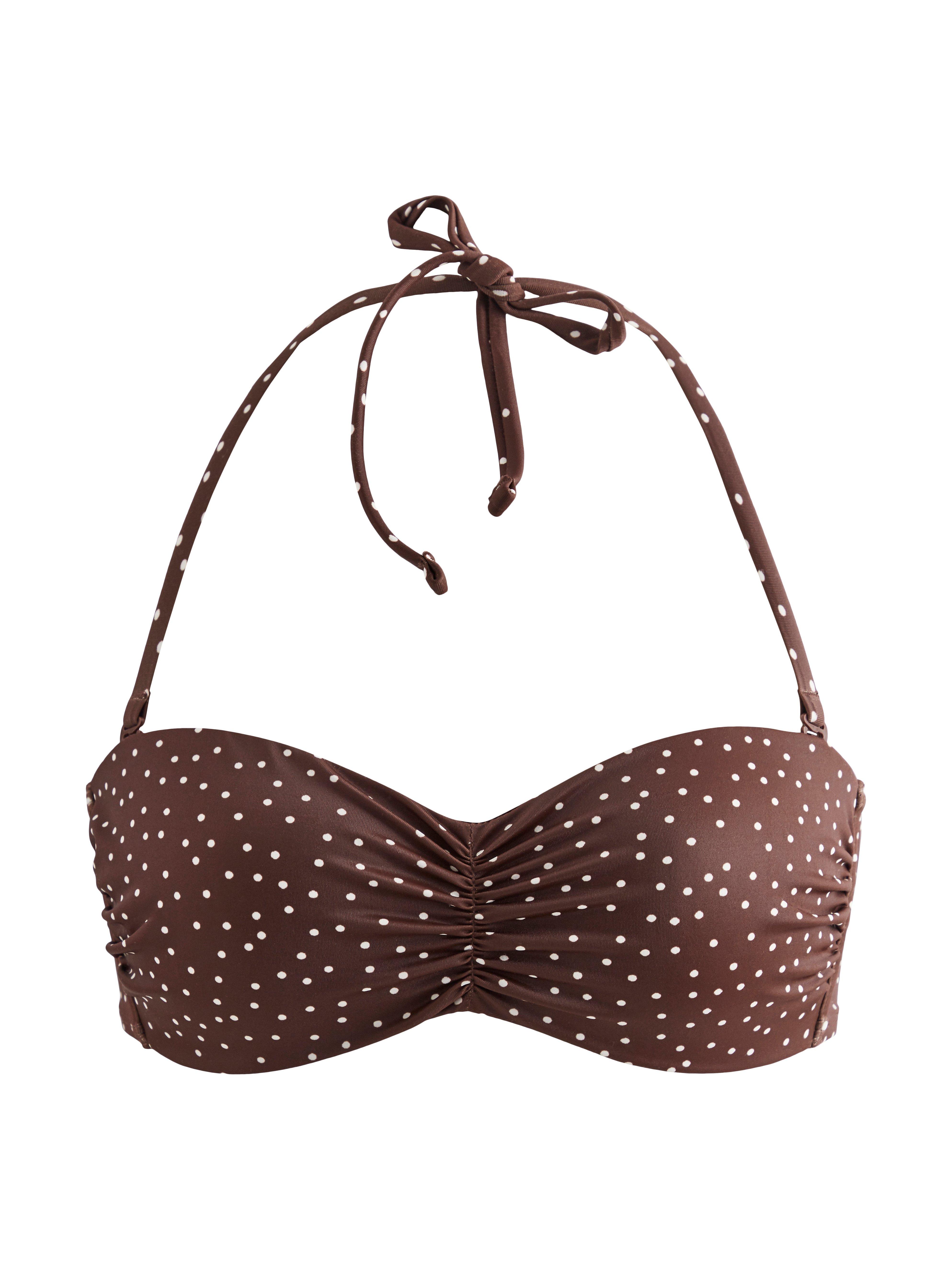 Bandeau-bh - Underkläder - Brun