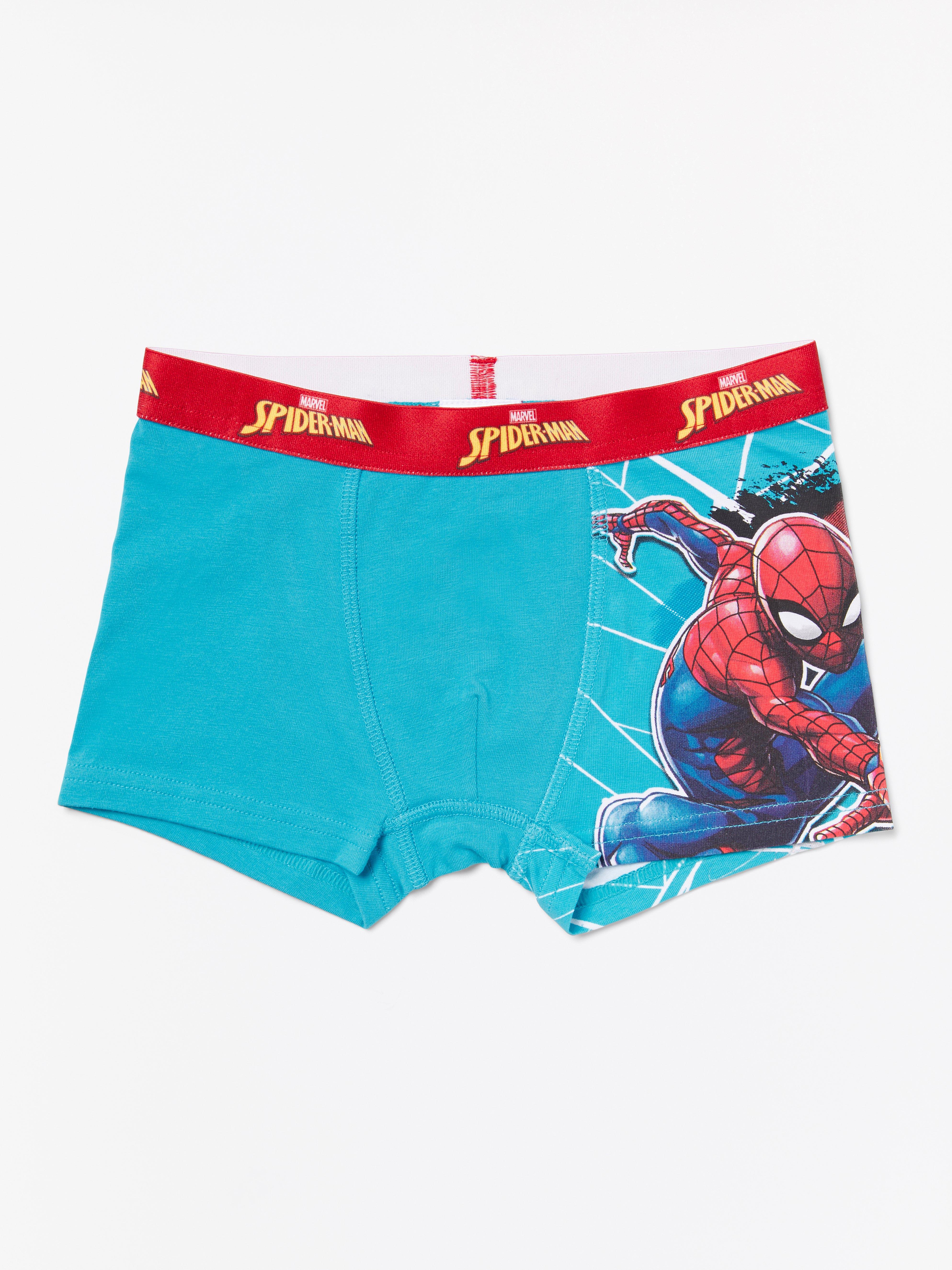 Turquoise boxer shorts with Spider-Man print | Lindex Europe