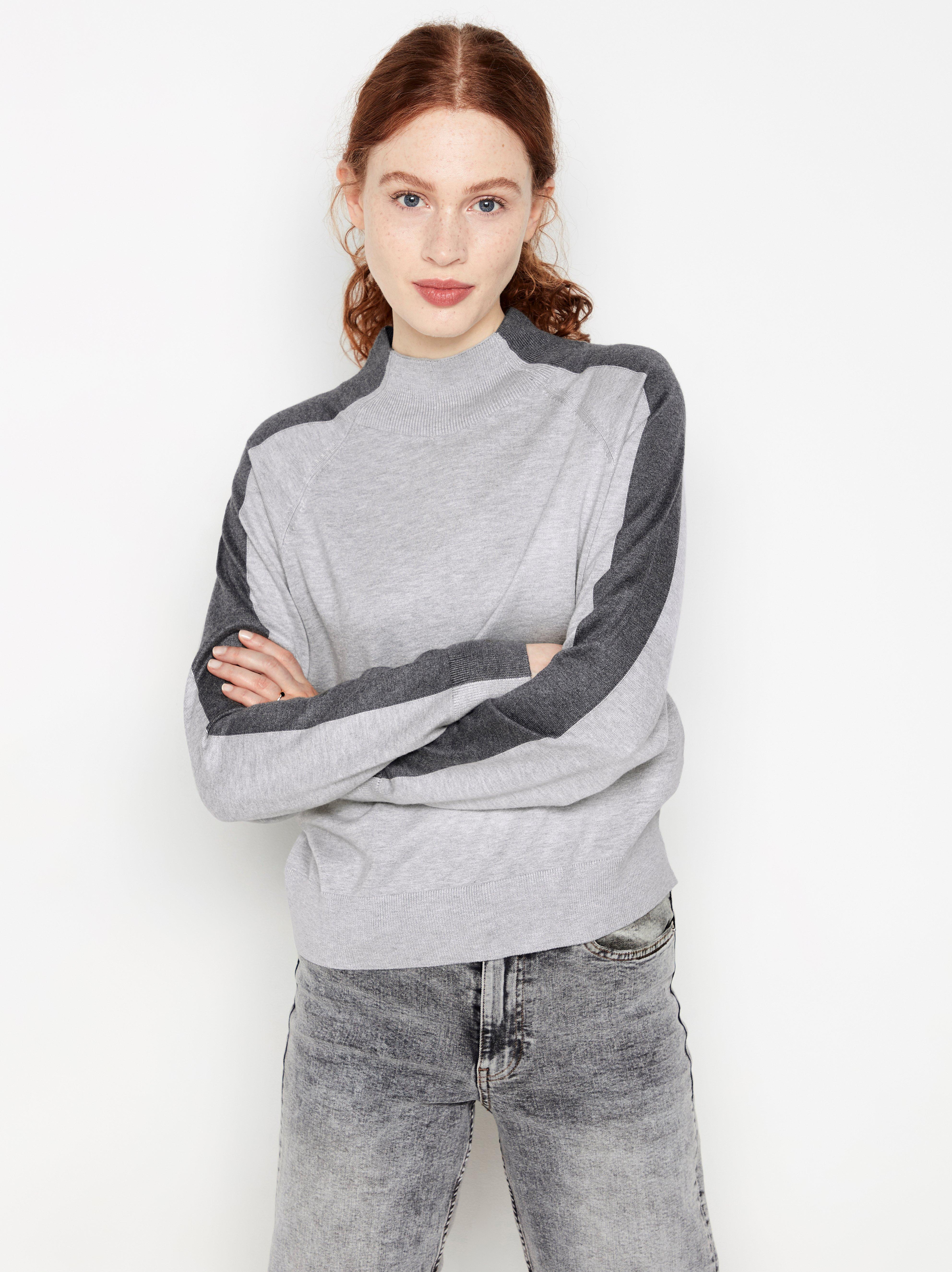 Fine knit outlet grey jumper