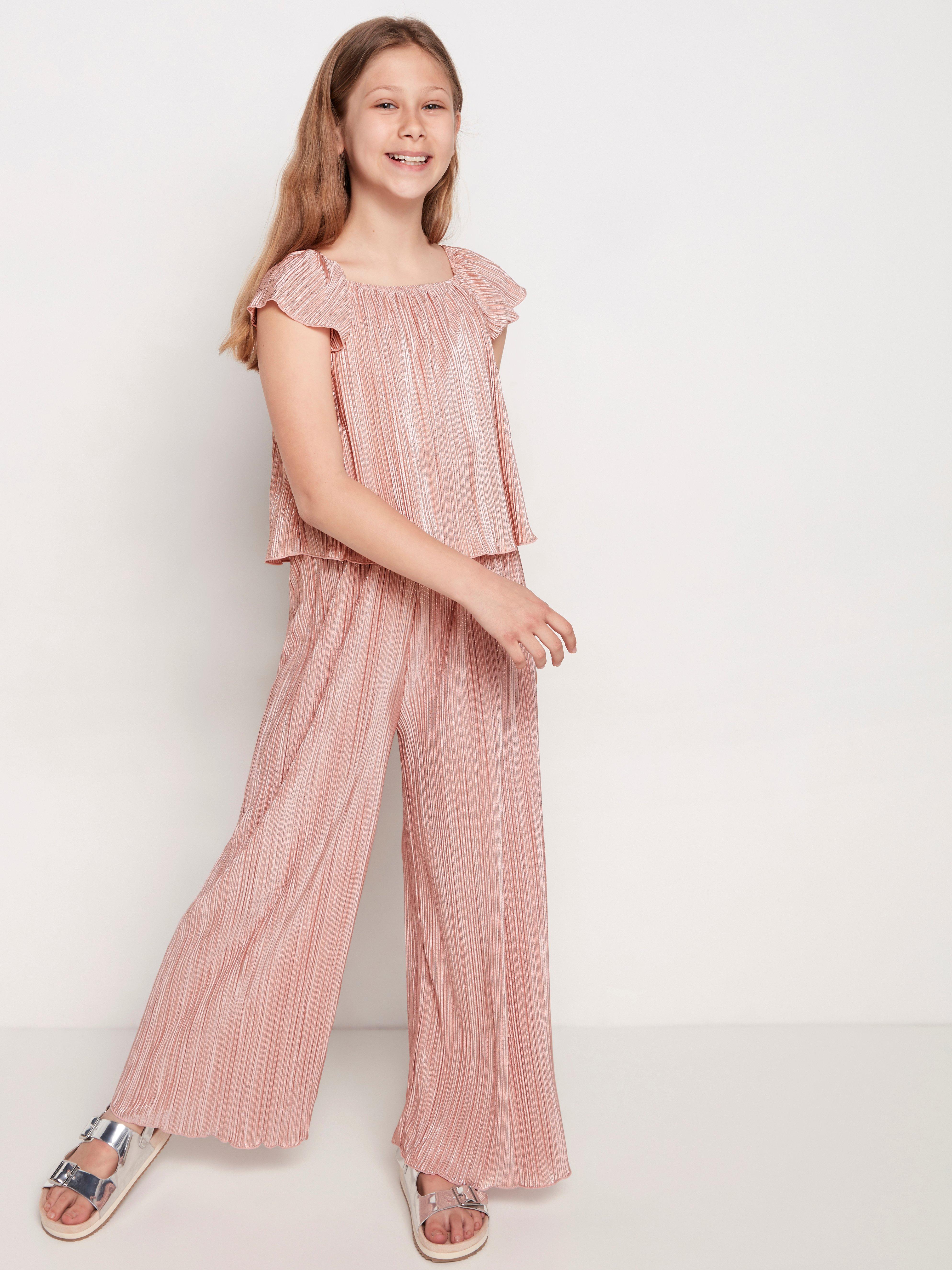 pink shimmer jumpsuit