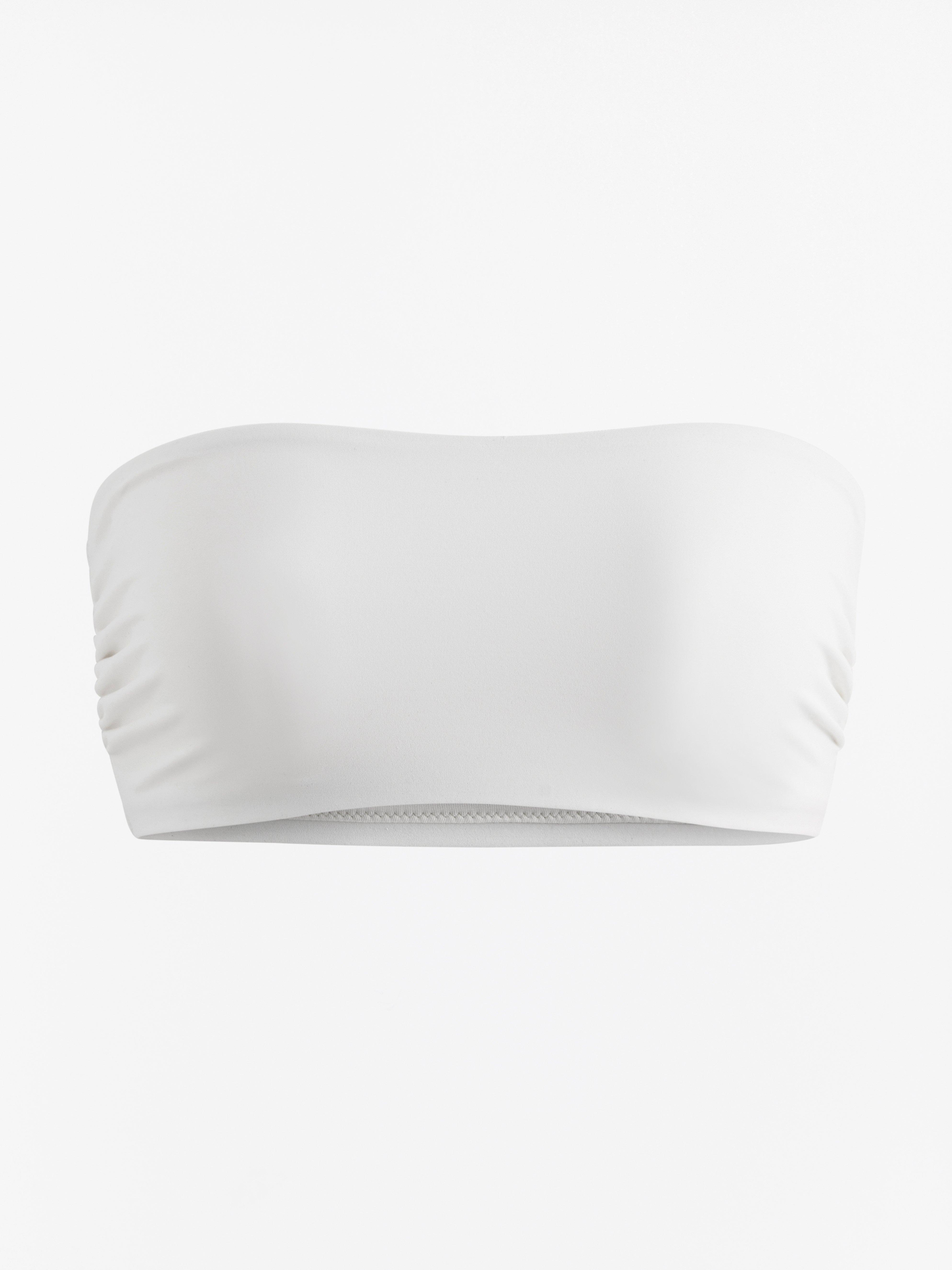 Bandeau-bh - Underkläder - Vit