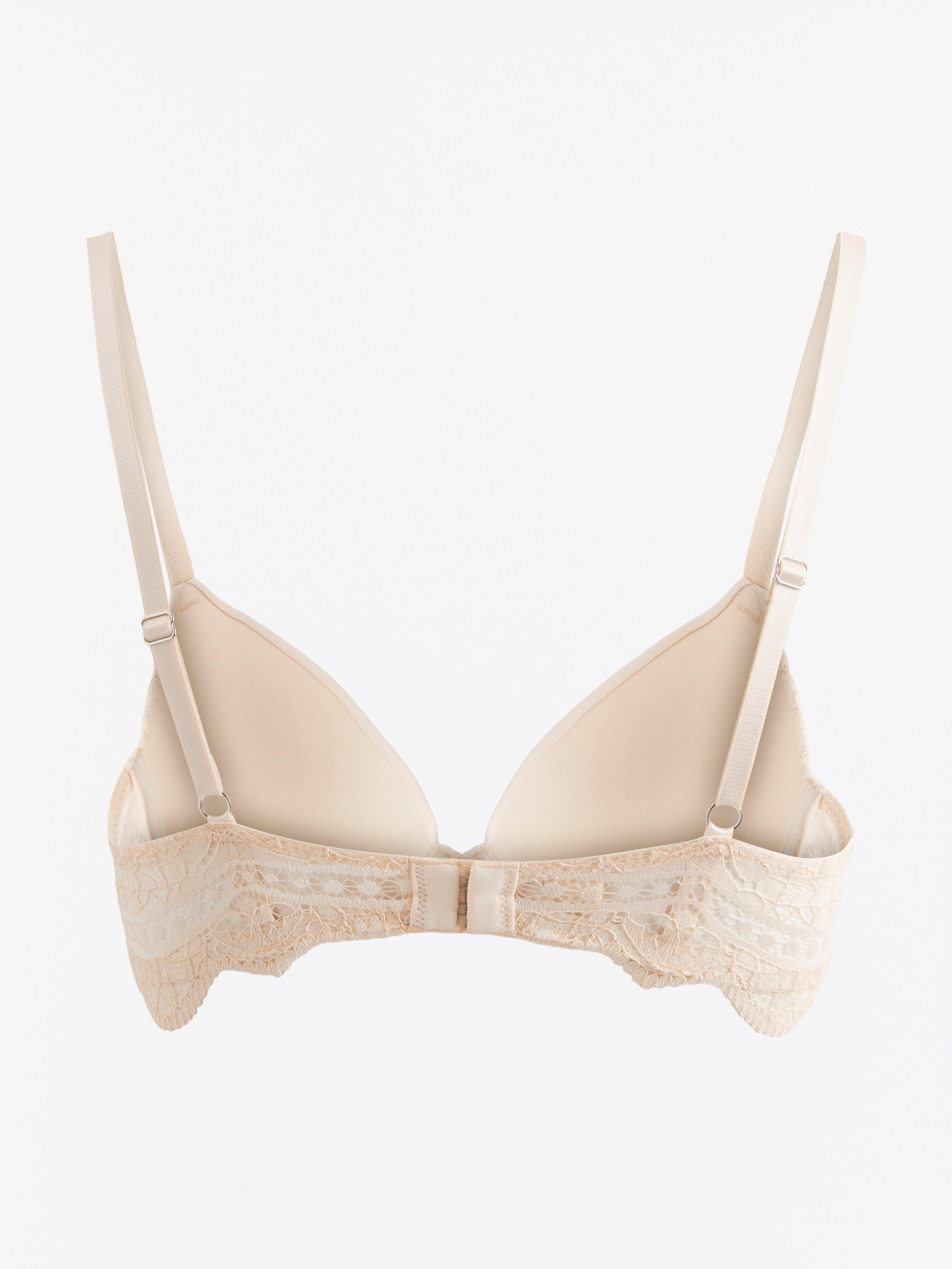 Push Up Bra - Lingerie - Beige