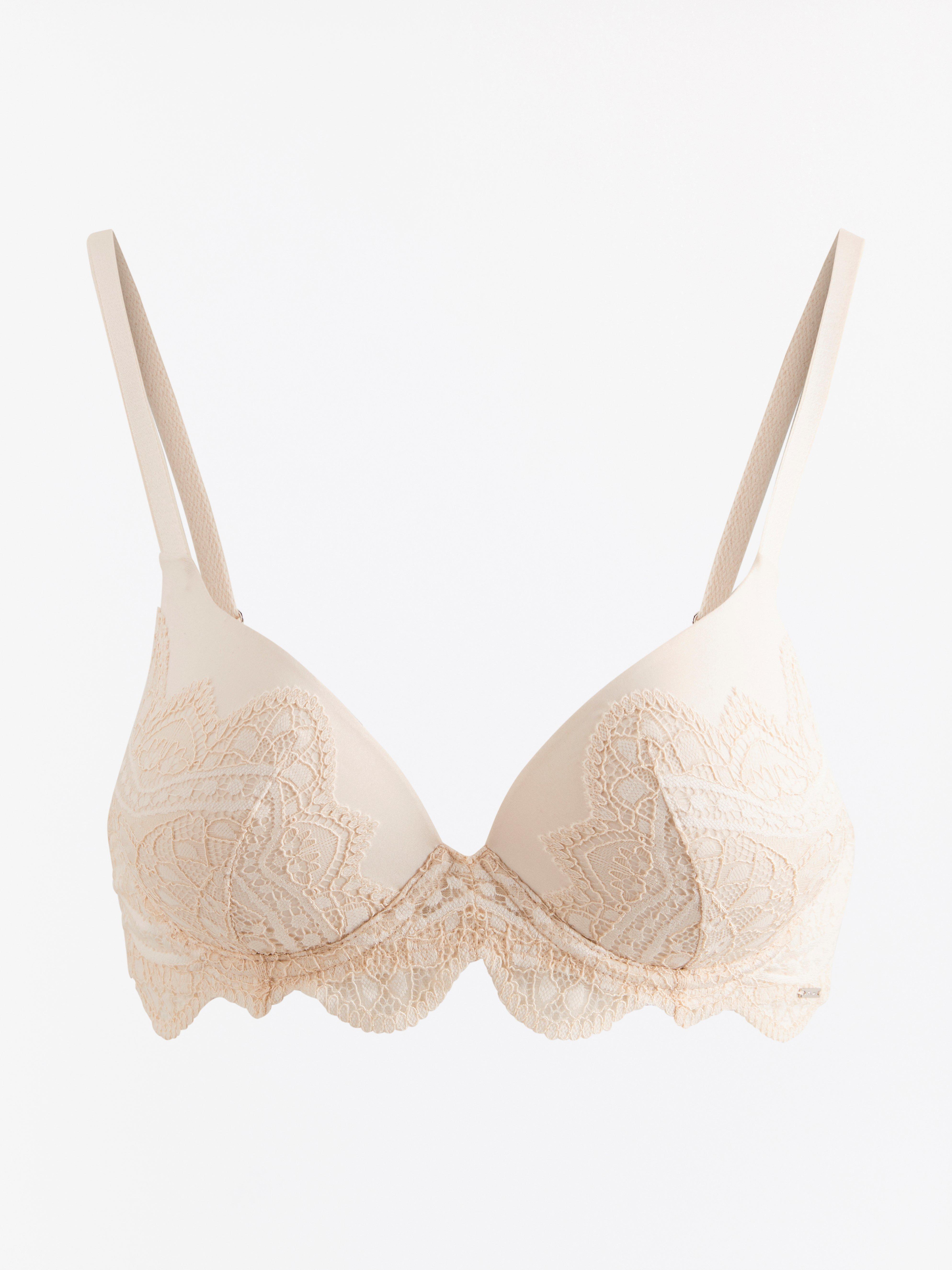 Push Up Bra - Lingerie - Beige