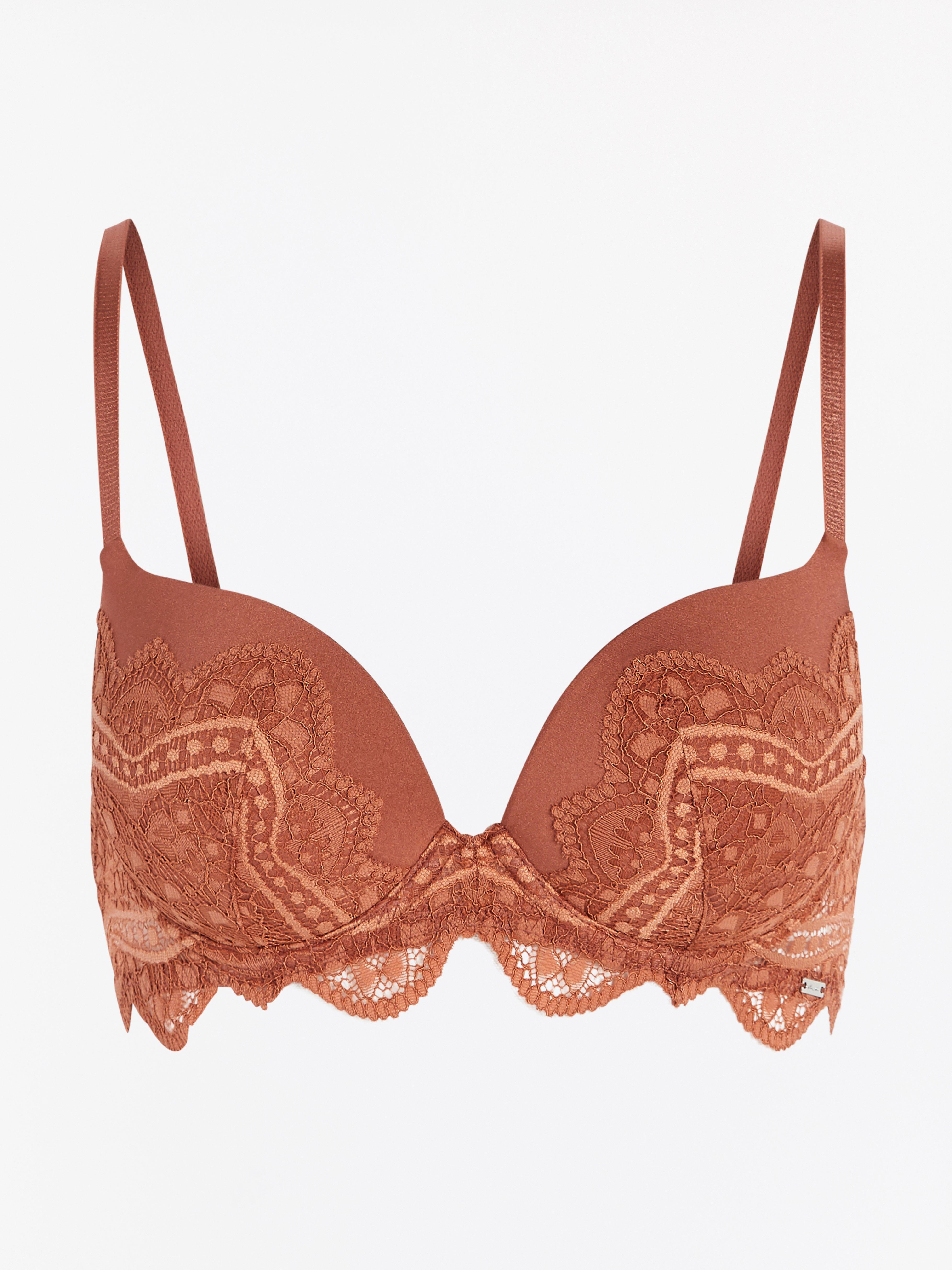 Push Up Bra - Lingerie - Orange