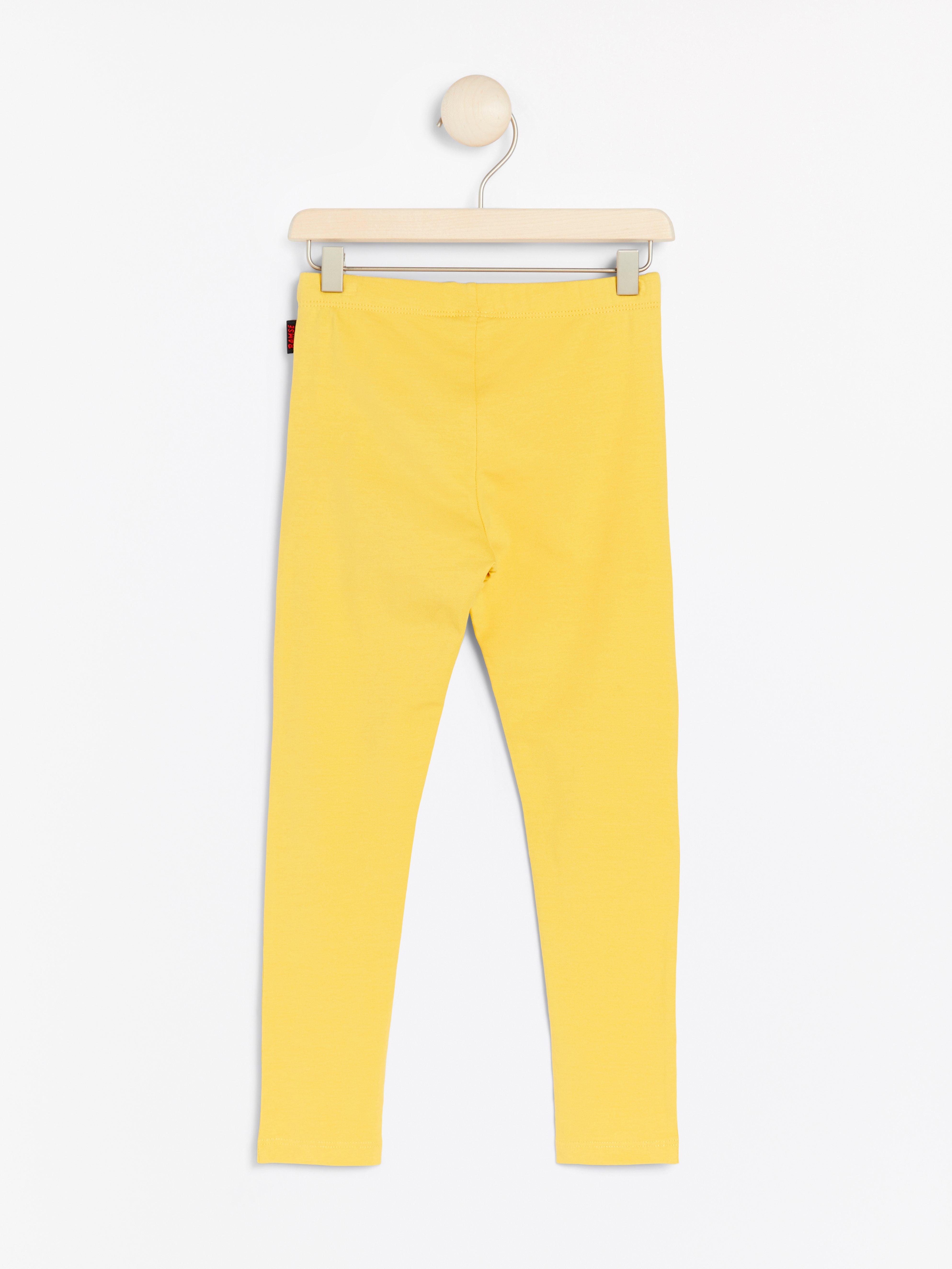 Leggings - Barn - Gul