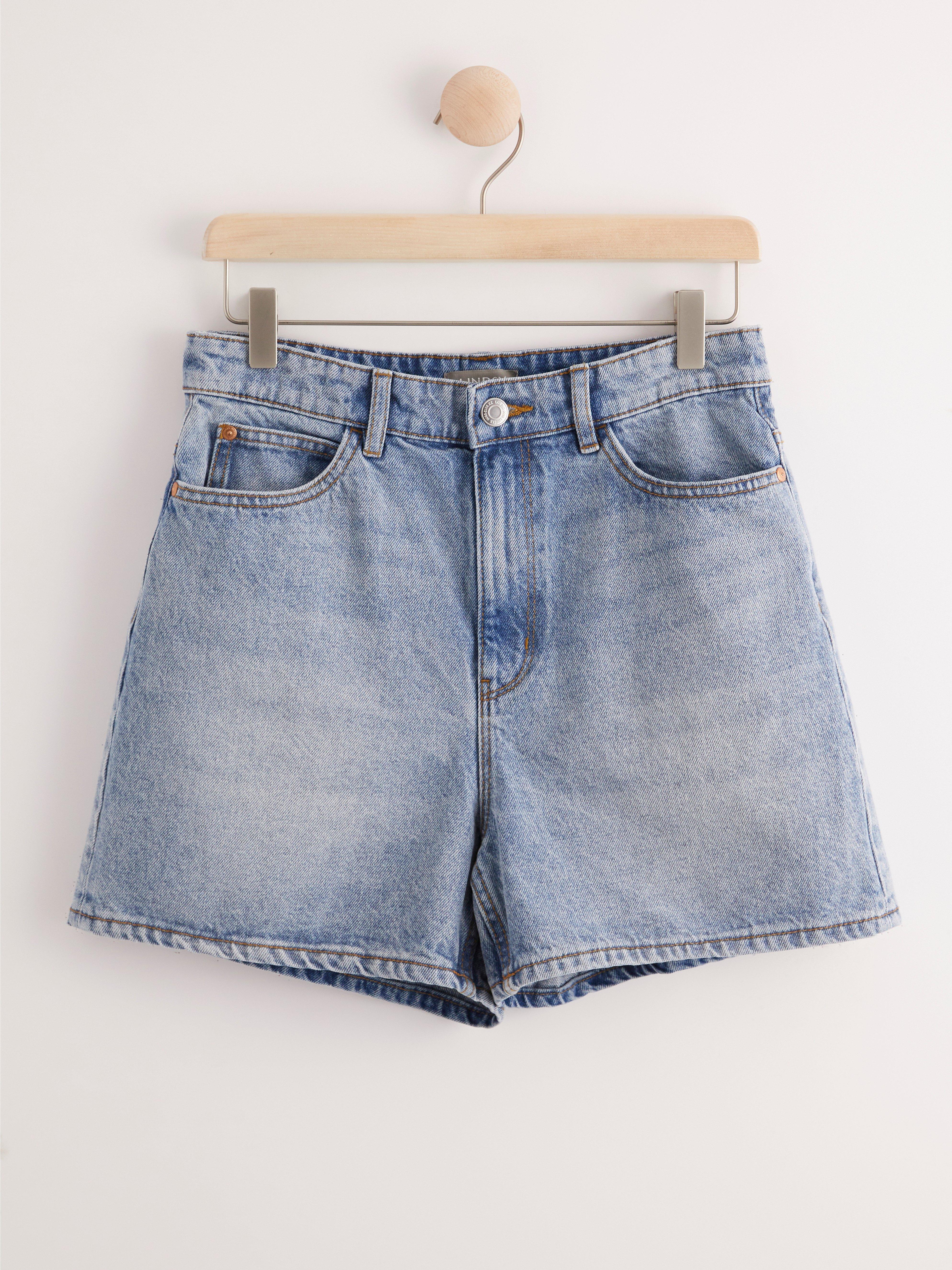 cheap high waisted denim shorts