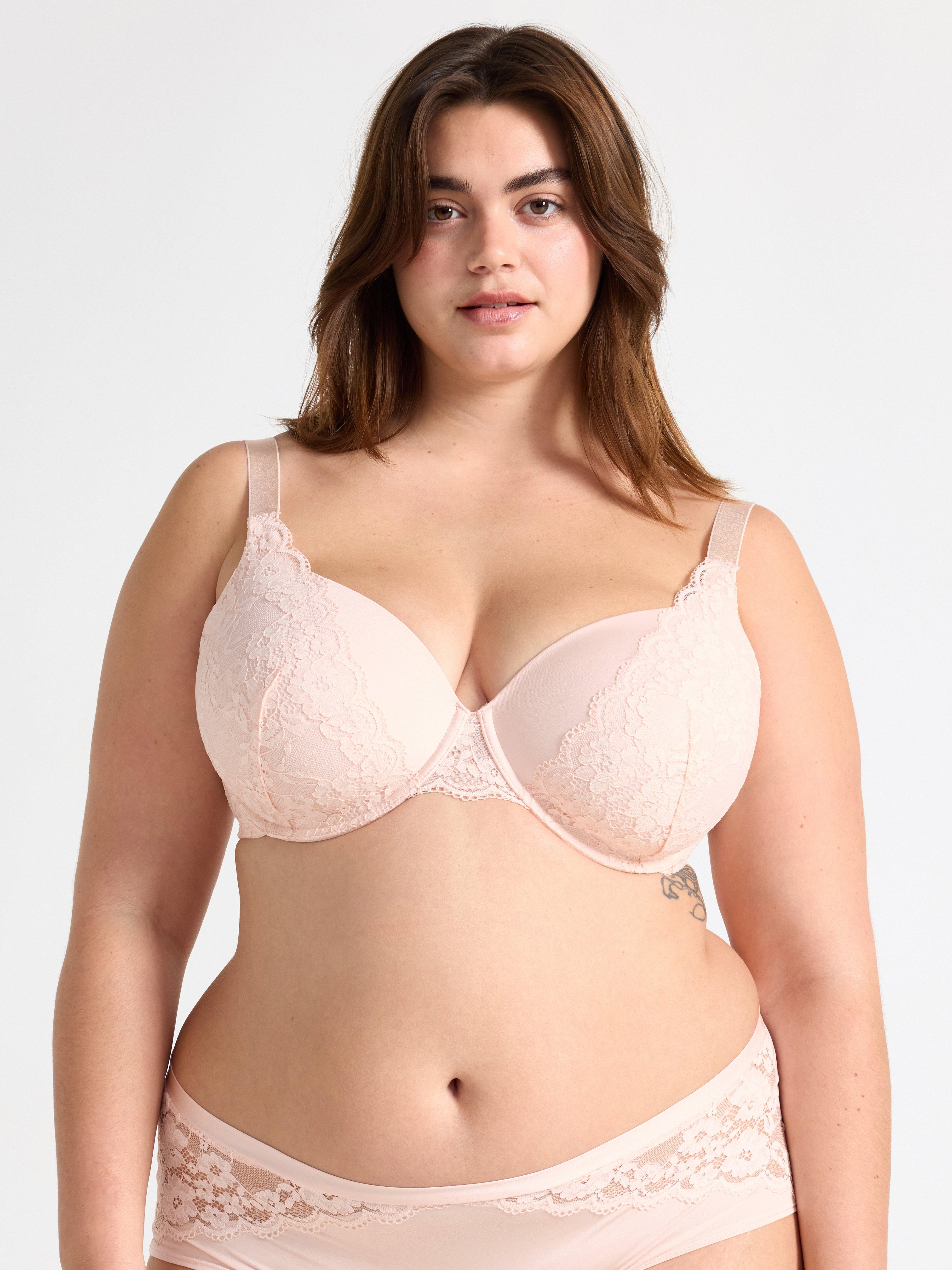 Dahlia T-paitarintaliivit - Alusvaatteet - Pinkki
