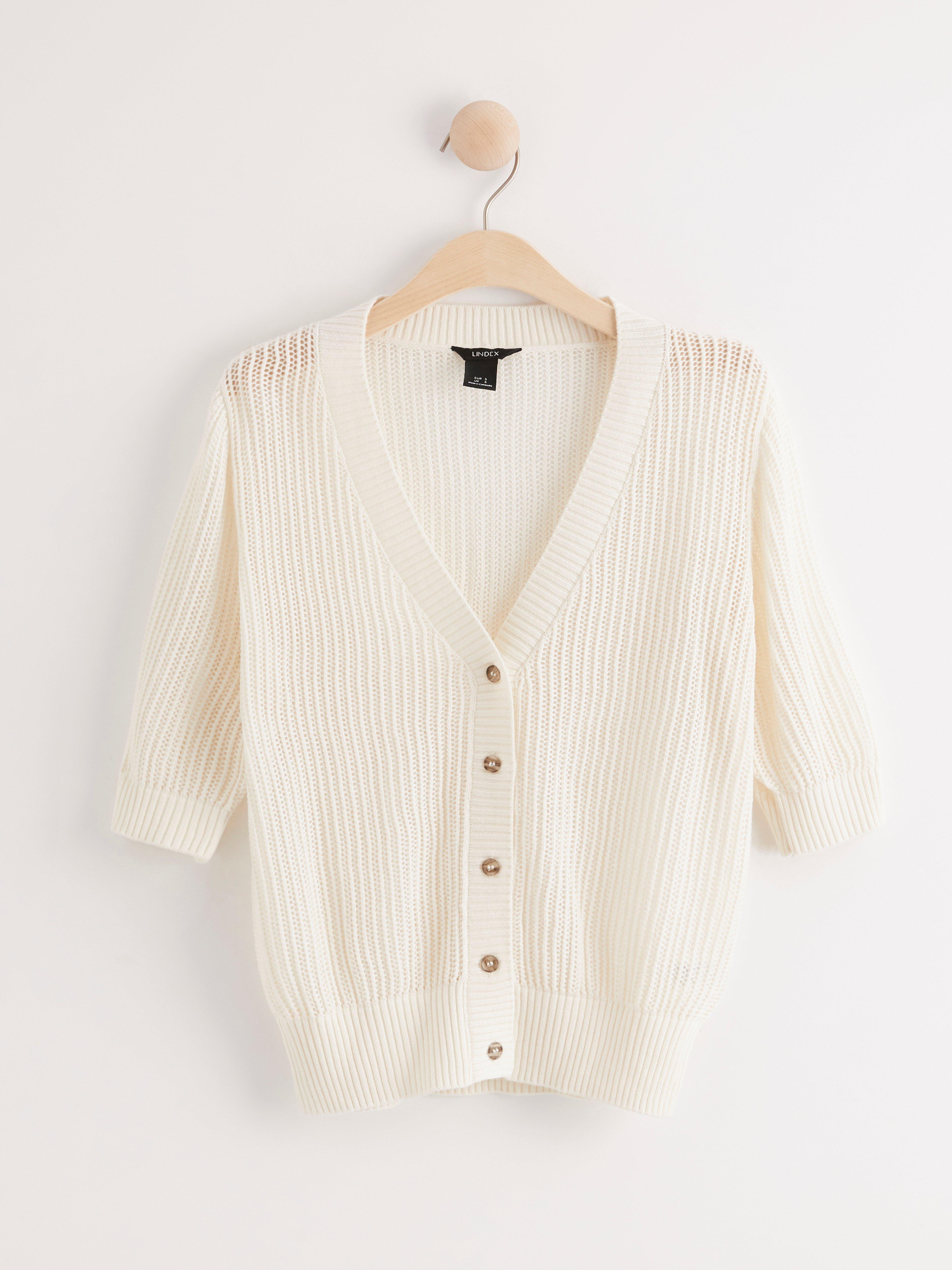 Cardigan - Dam - Vit