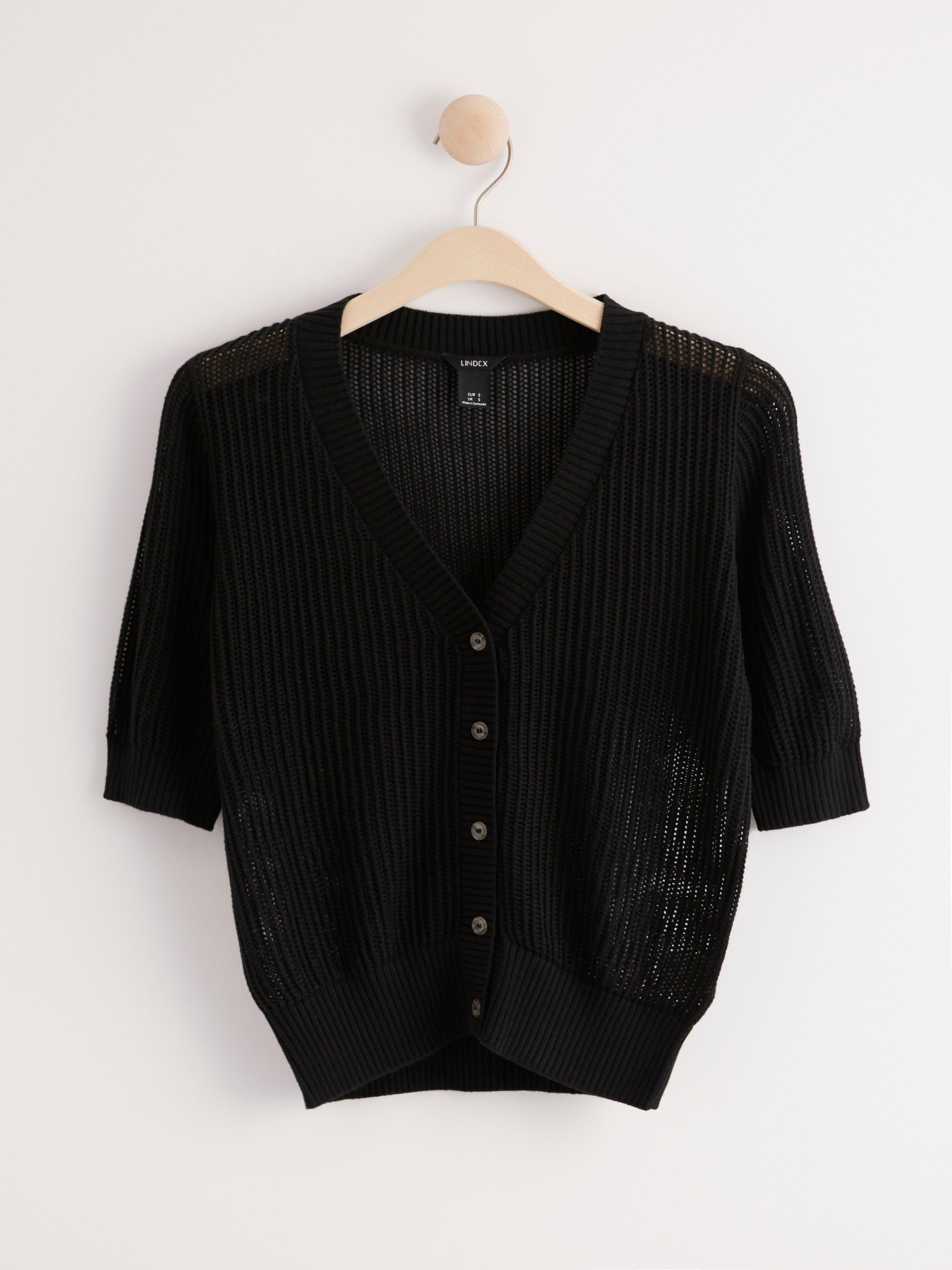 Cardigan - Dam - Svart