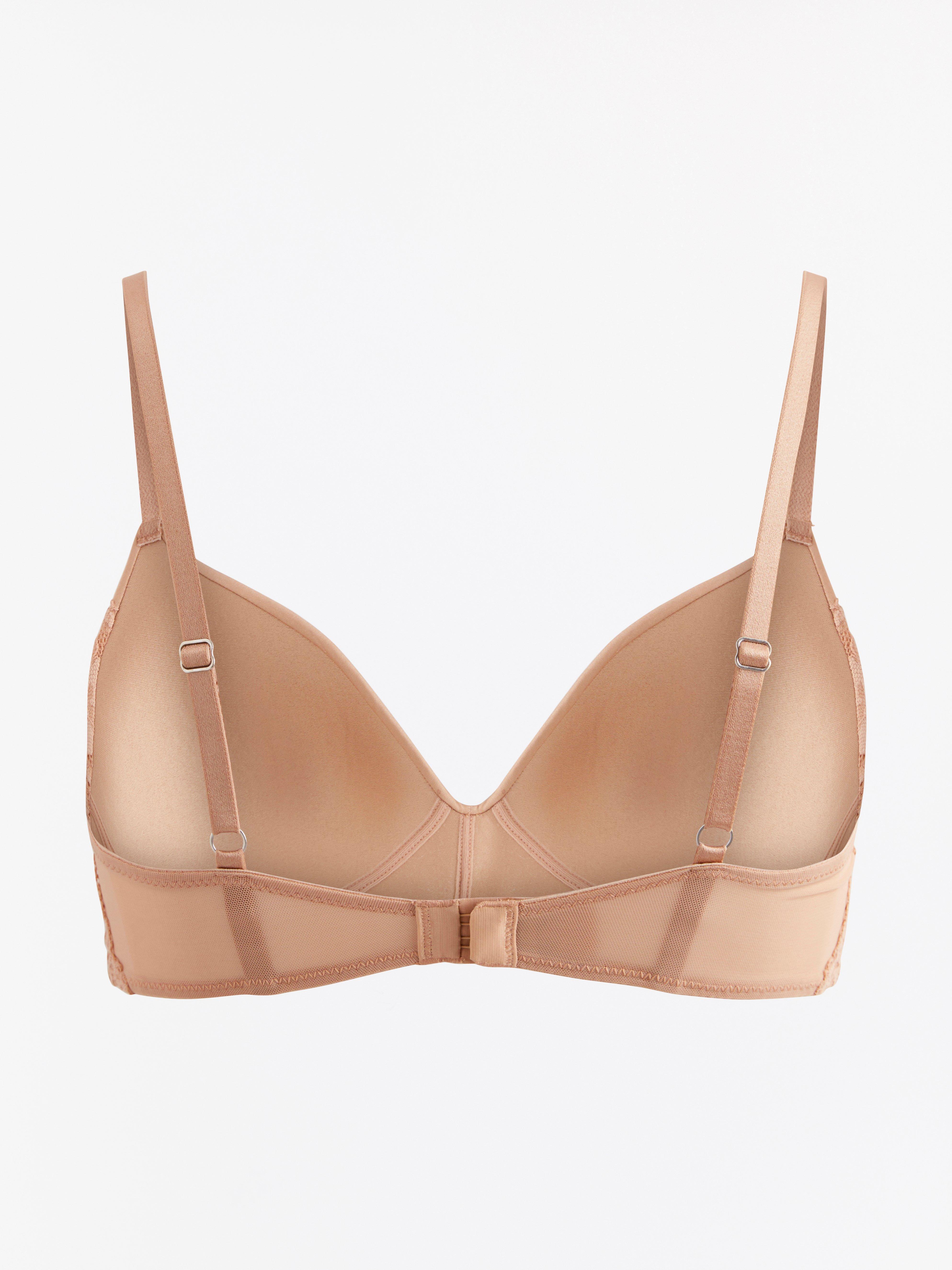Flora bh utan bygel - Underkläder - Beige